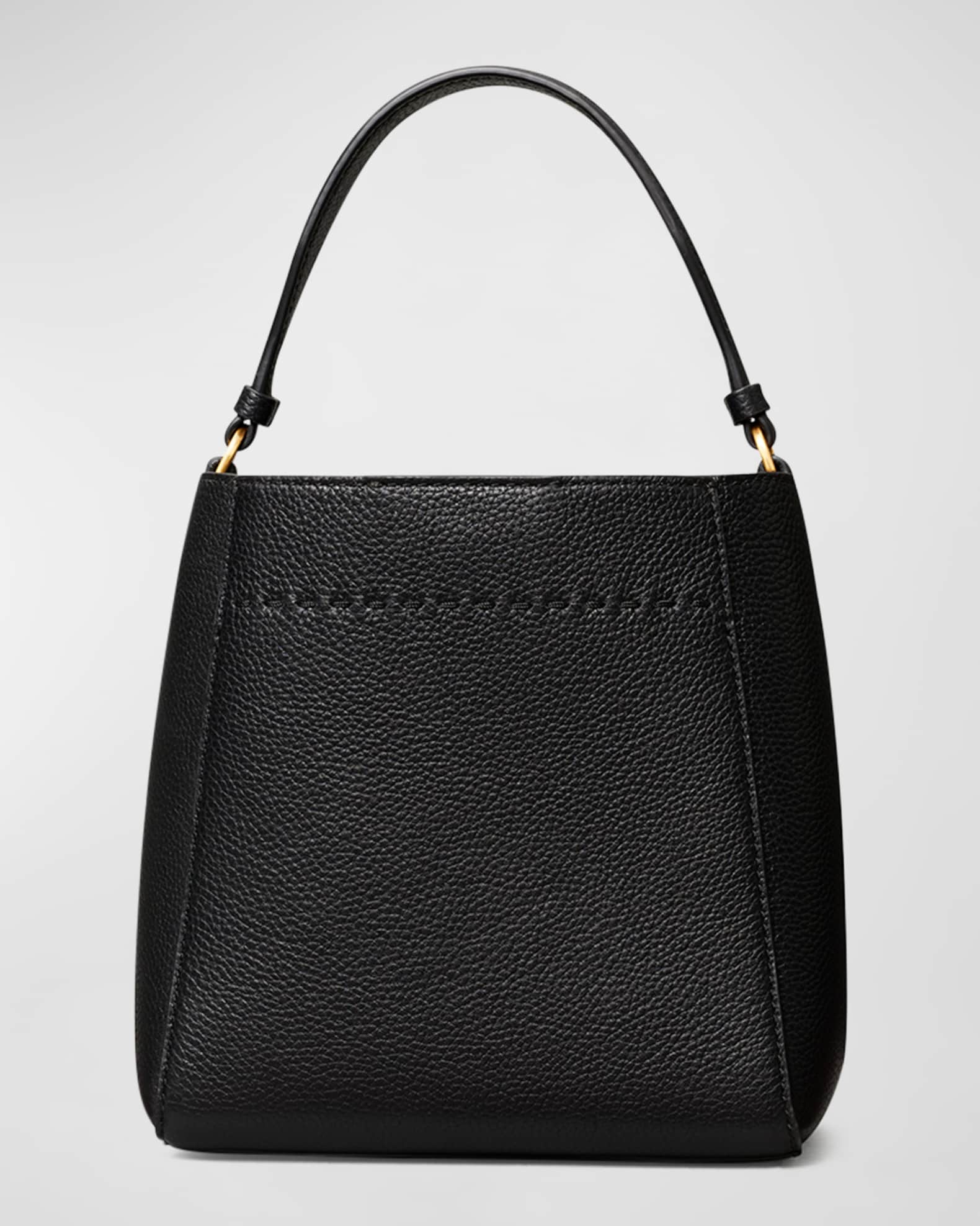Tory Burch McGraw Small Leather Bucket Bag Neiman Marcus