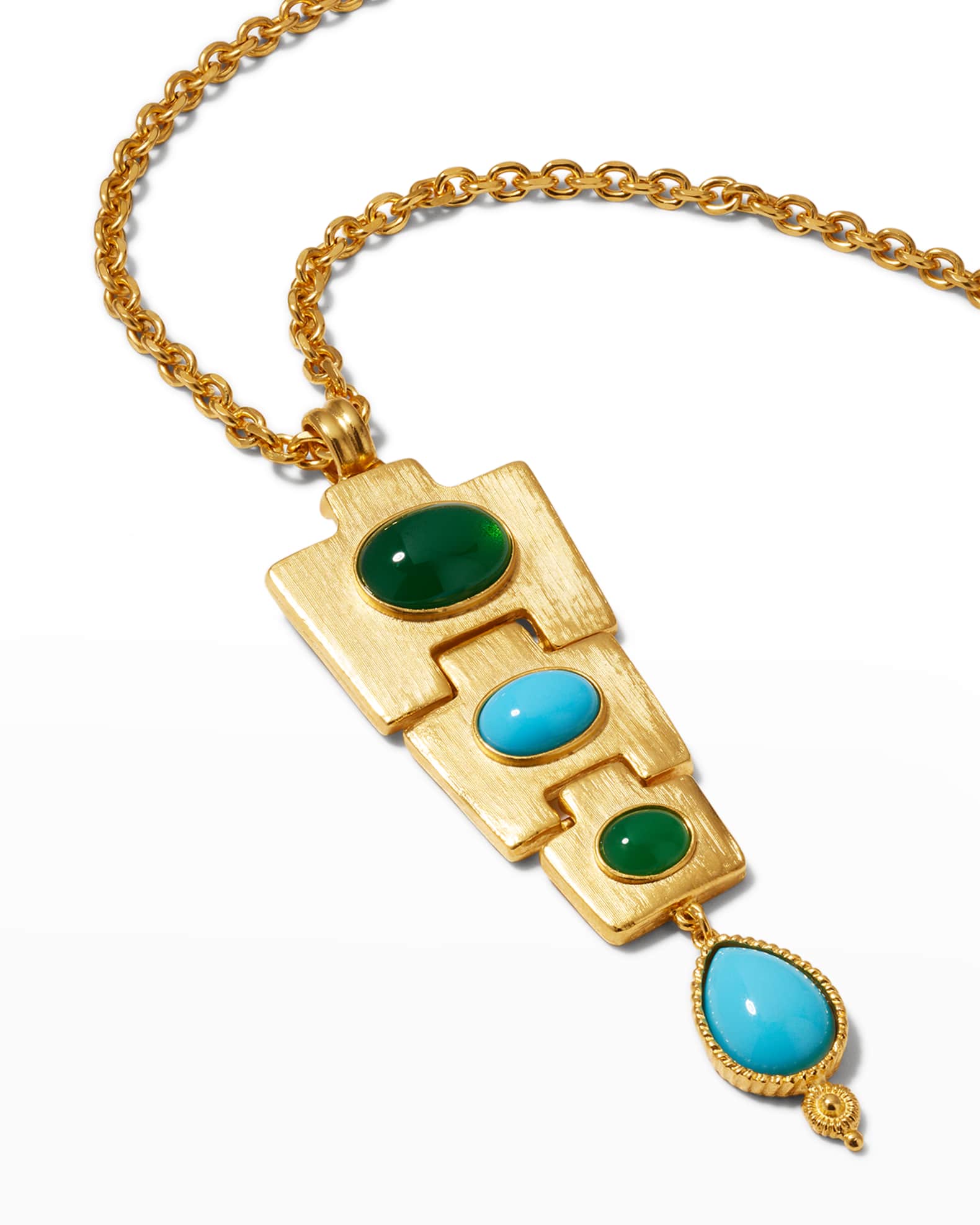 Ben-Amun Multicolor Stone Necklace | Neiman Marcus