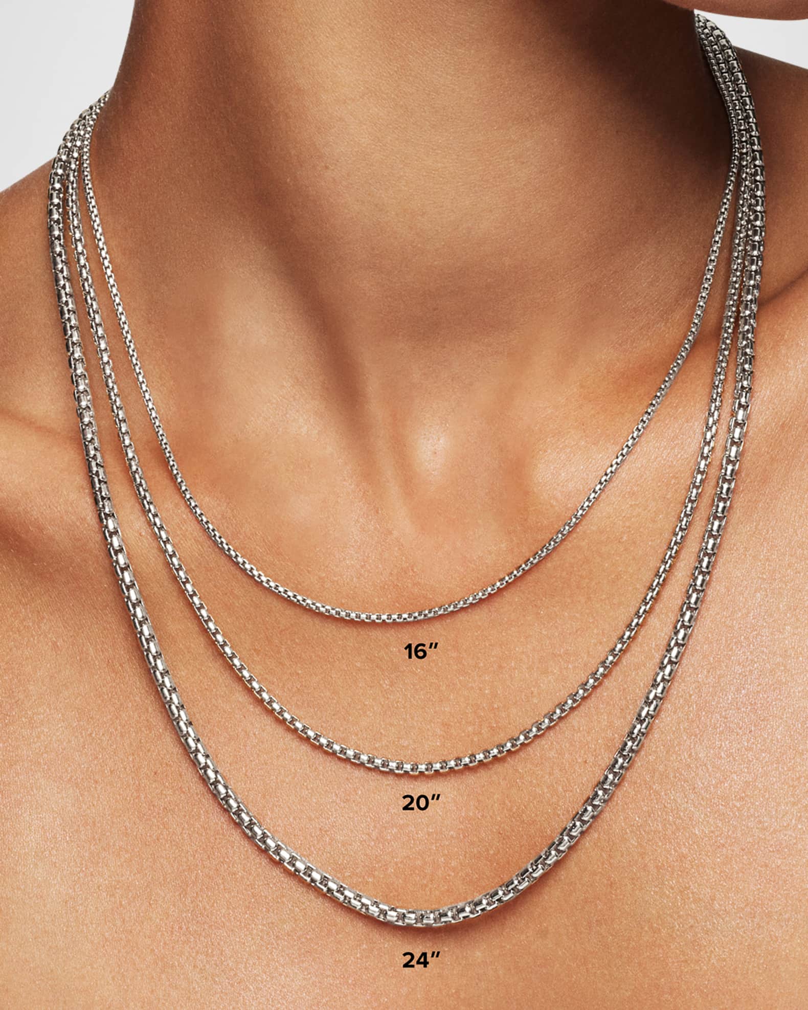 アクセサリー M.Cohen Tusk Chain Necklace Ellis Core Chains Gold-Tone Stainless Steel Chain Necklace