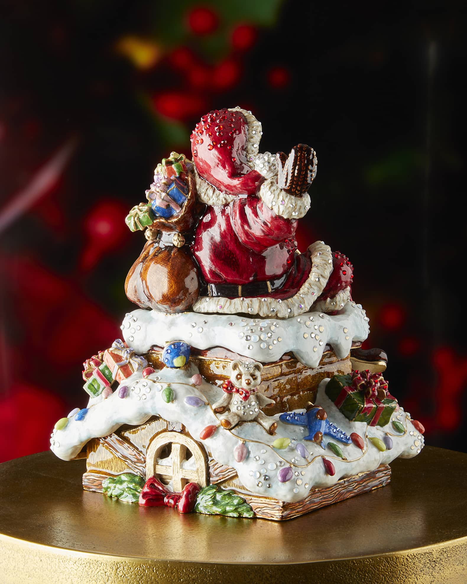 Rooftop Santa Music Figure  1