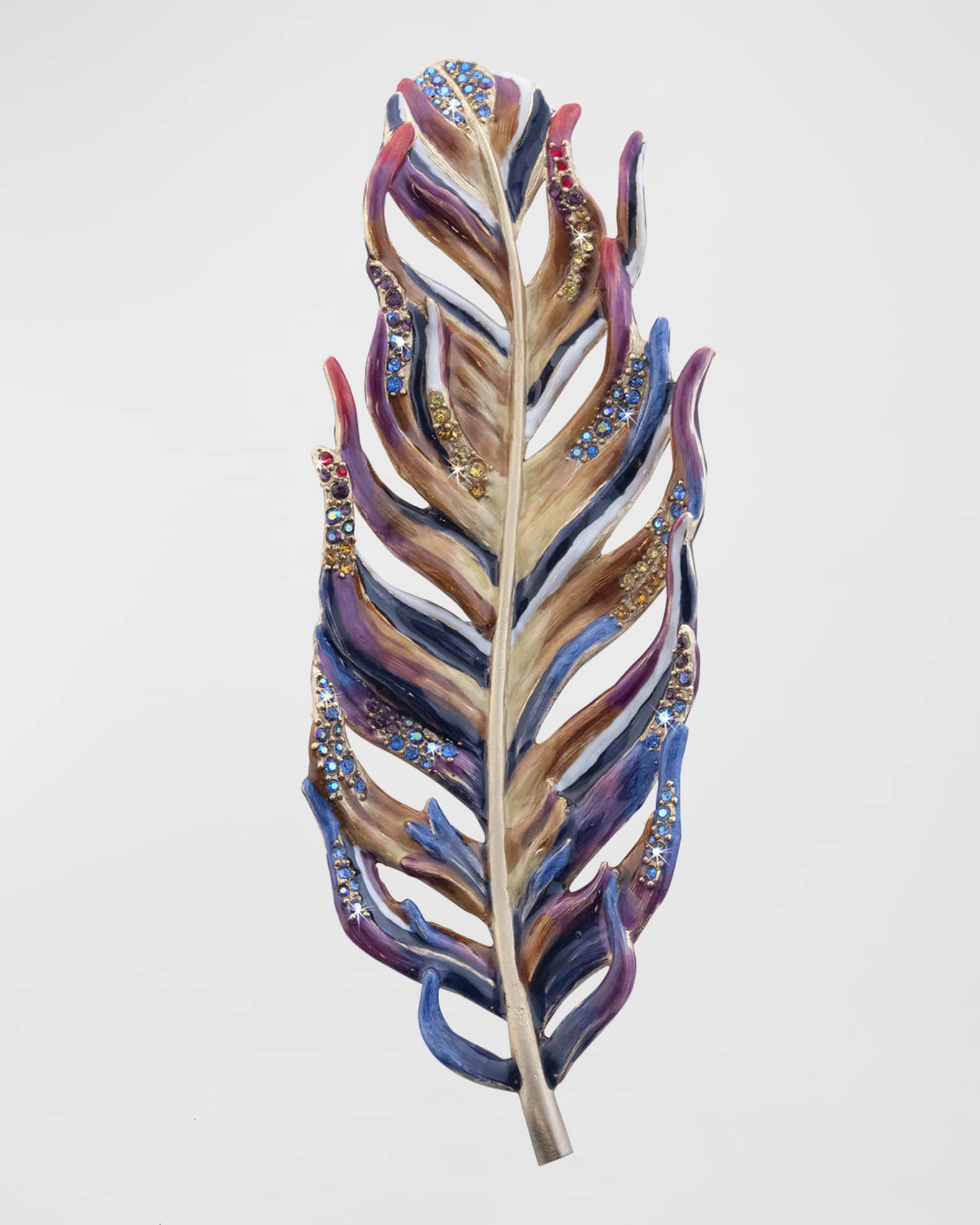 Jay Strongwater Feather Tray Neiman Marcus