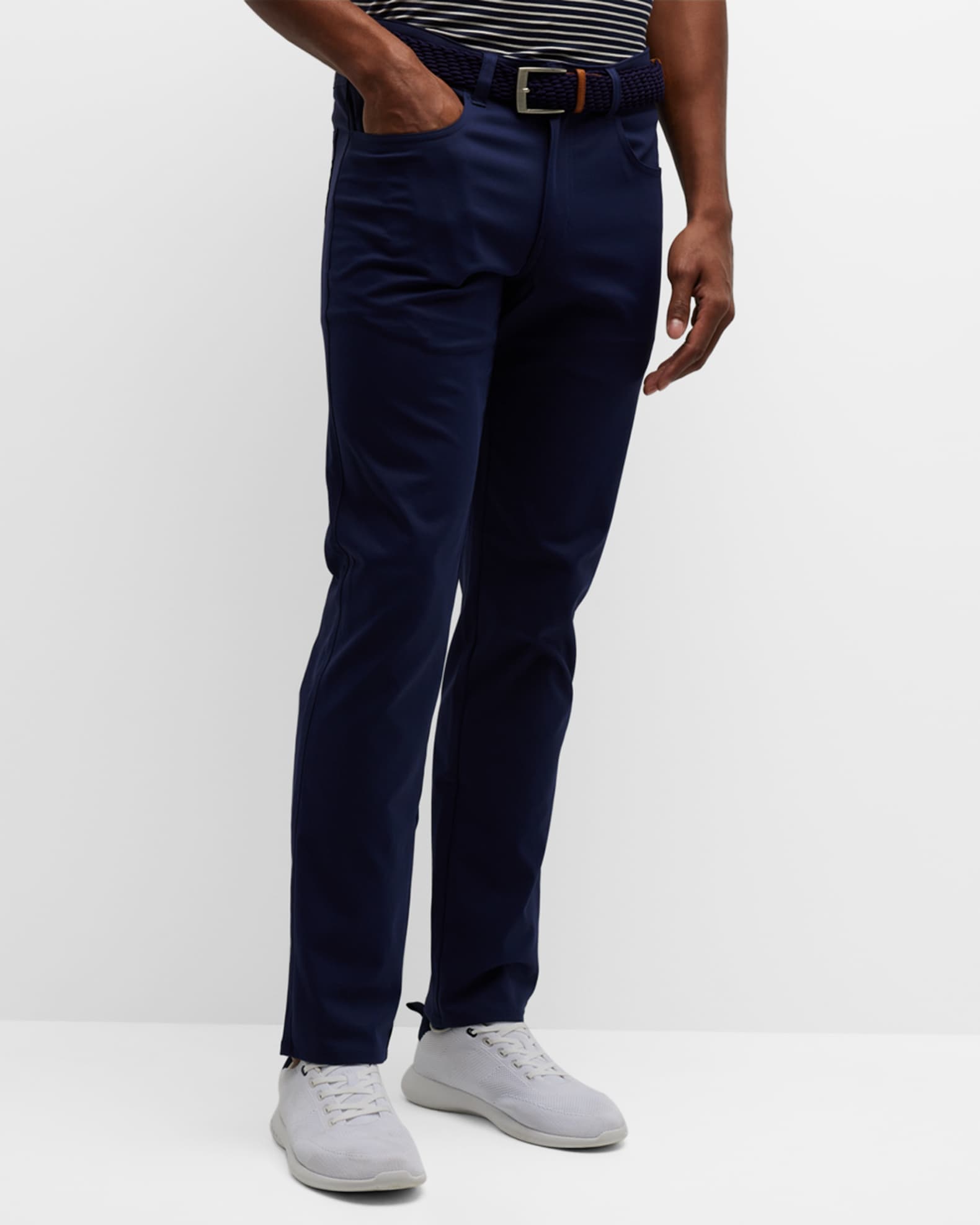 Peter Millar Men's EB66 5-Pocket Performance Pants | Neiman Marcus