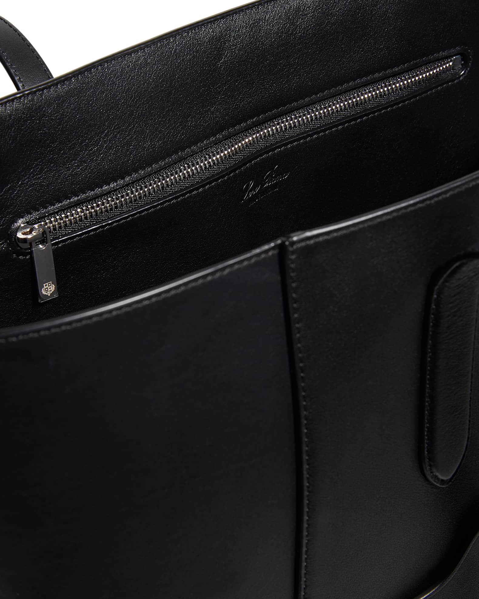 Loro Piana Sesia Smooth Leather Tote Bag | Neiman Marcus