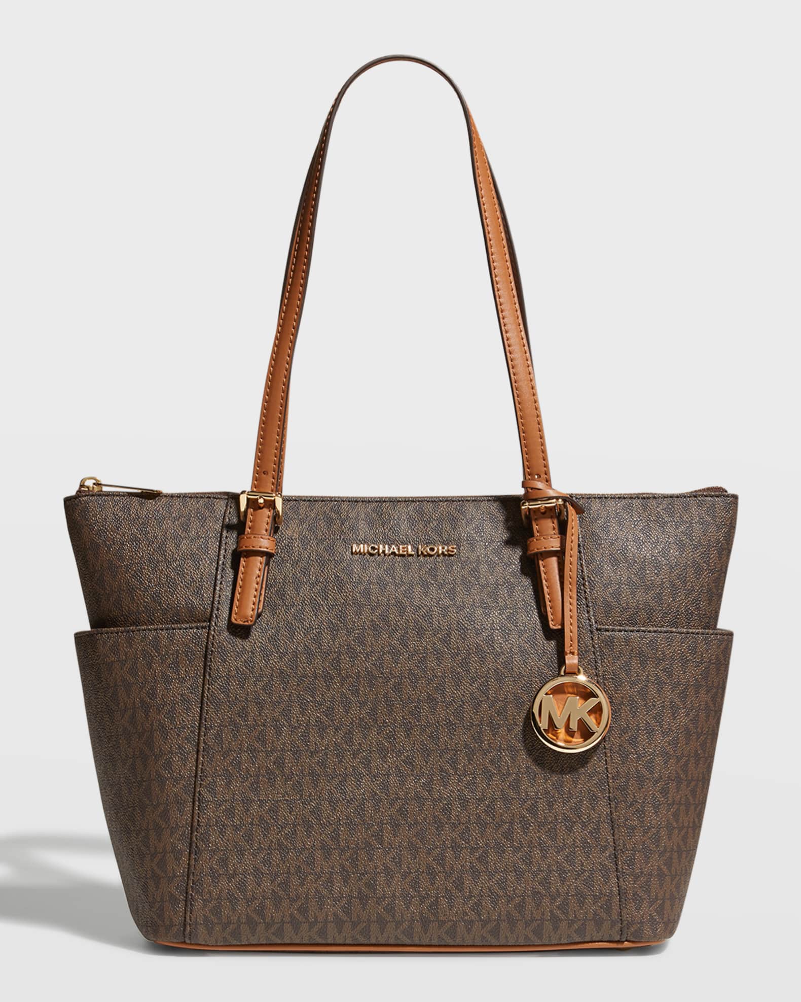 michael kors monogram tote bag