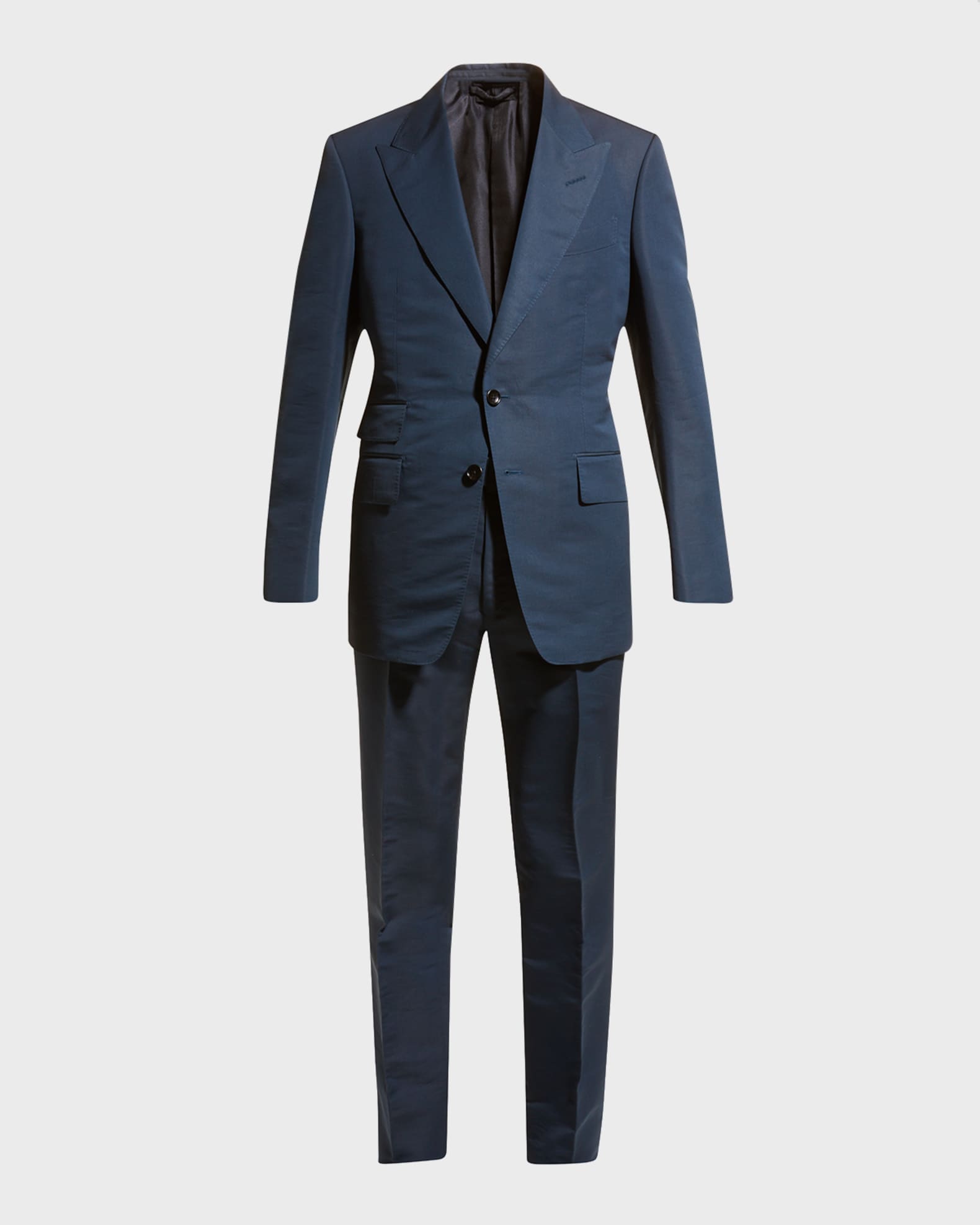 TOM FORD Men's Shelton PieceDyed Poplin Suit Neiman Marcus