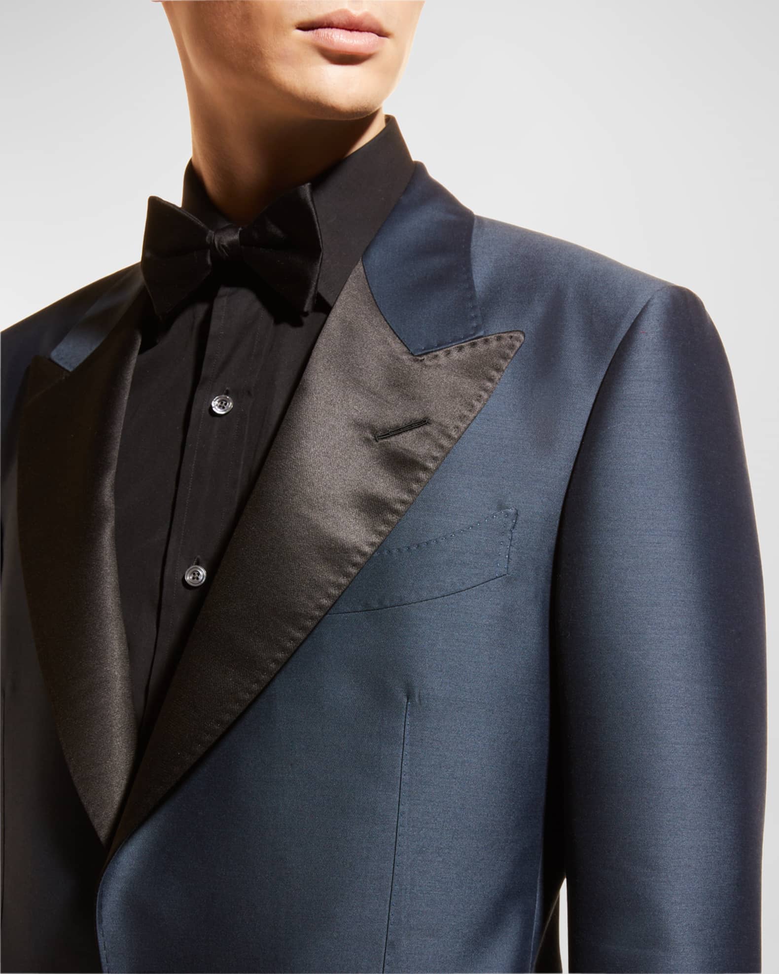 TOM FORD Men's Shelton Tuxedo with Contrast Trim | Neiman Marcus