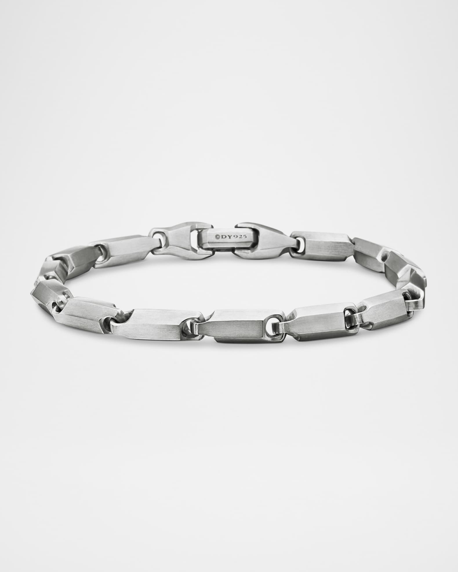 David Yurman Faceted Link Bracelet - Sterling Silver