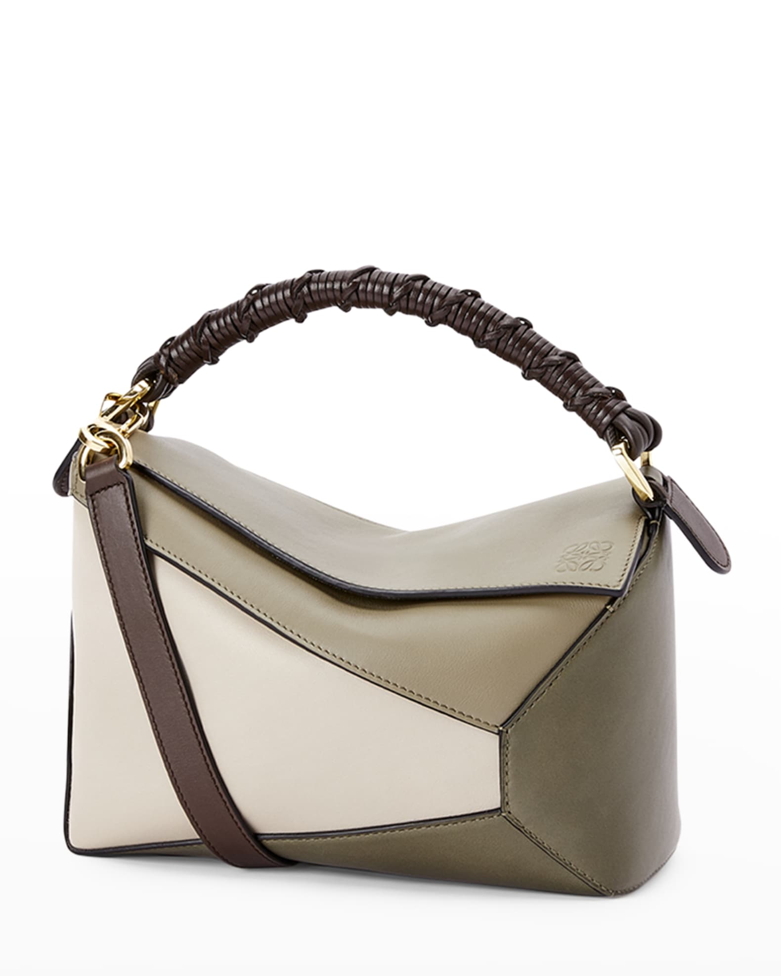 Loewe Puzzle Edge Small Colorblock Crossbody Bag Neiman Marcus