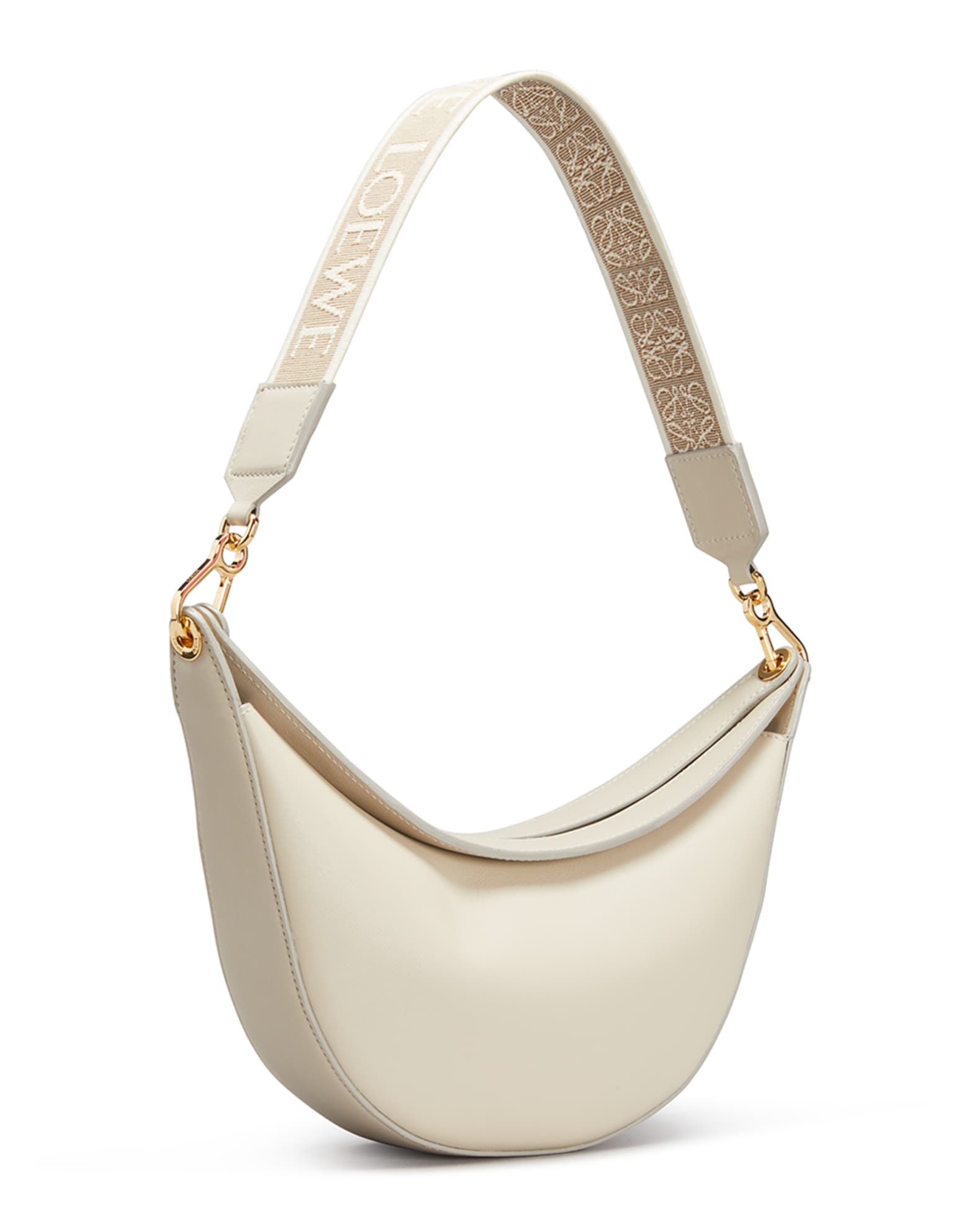 Loewe Luna Small Flap Leather Shoulder Bag | Neiman Marcus