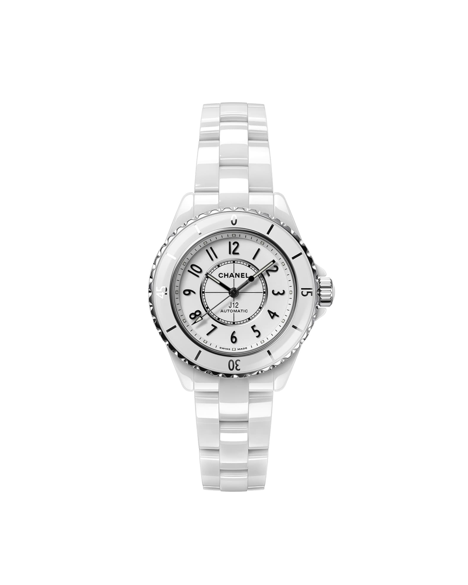 J12 33MM CALIBER 12.2 WHITE WATCH 0