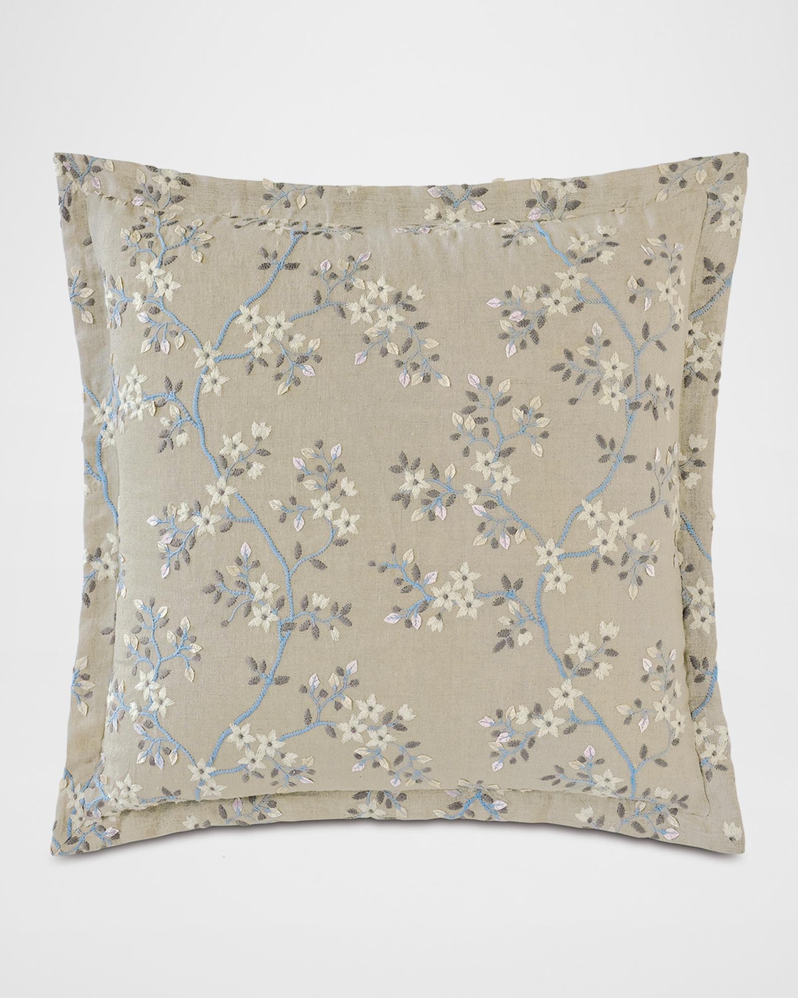 Eastern Accents Amberlynn Embroidered Petit Euro Sham | Neiman Marcus