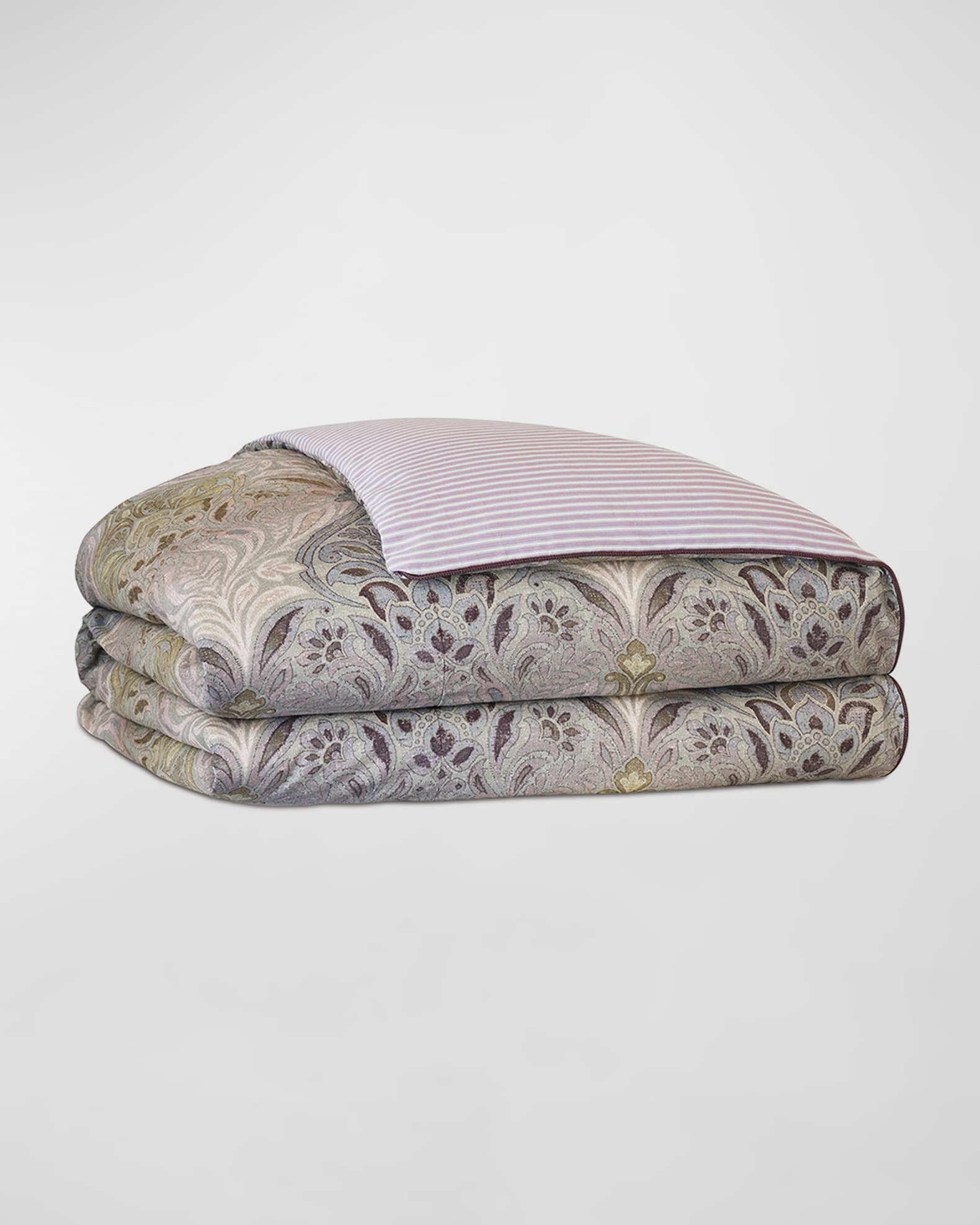 Eastern Accents Evie Damask Queen Duvet Cover Neiman Marcus