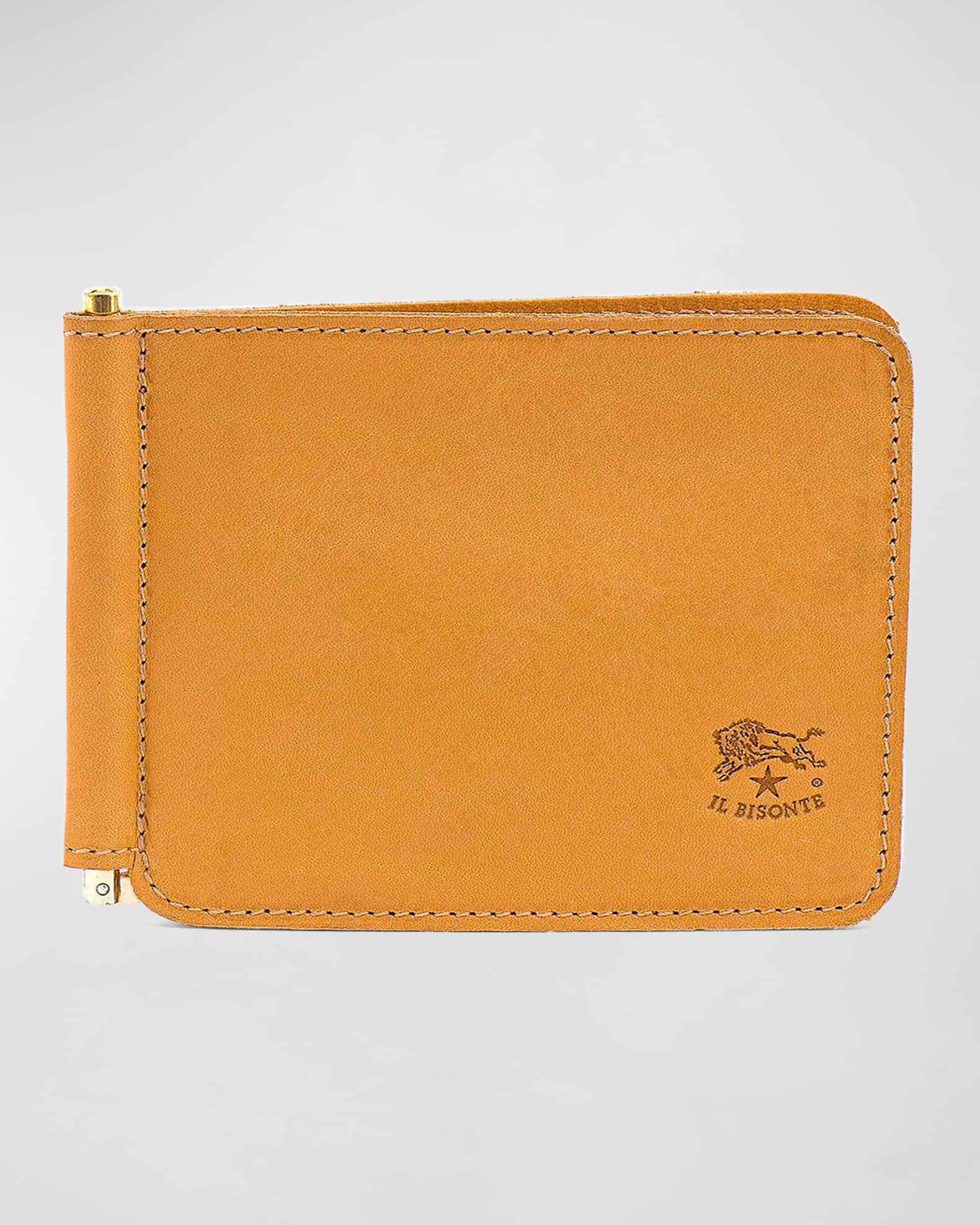 Il Bisonte Men's Leather Bifold Wallet w/ Money Clip | Neiman Marcus