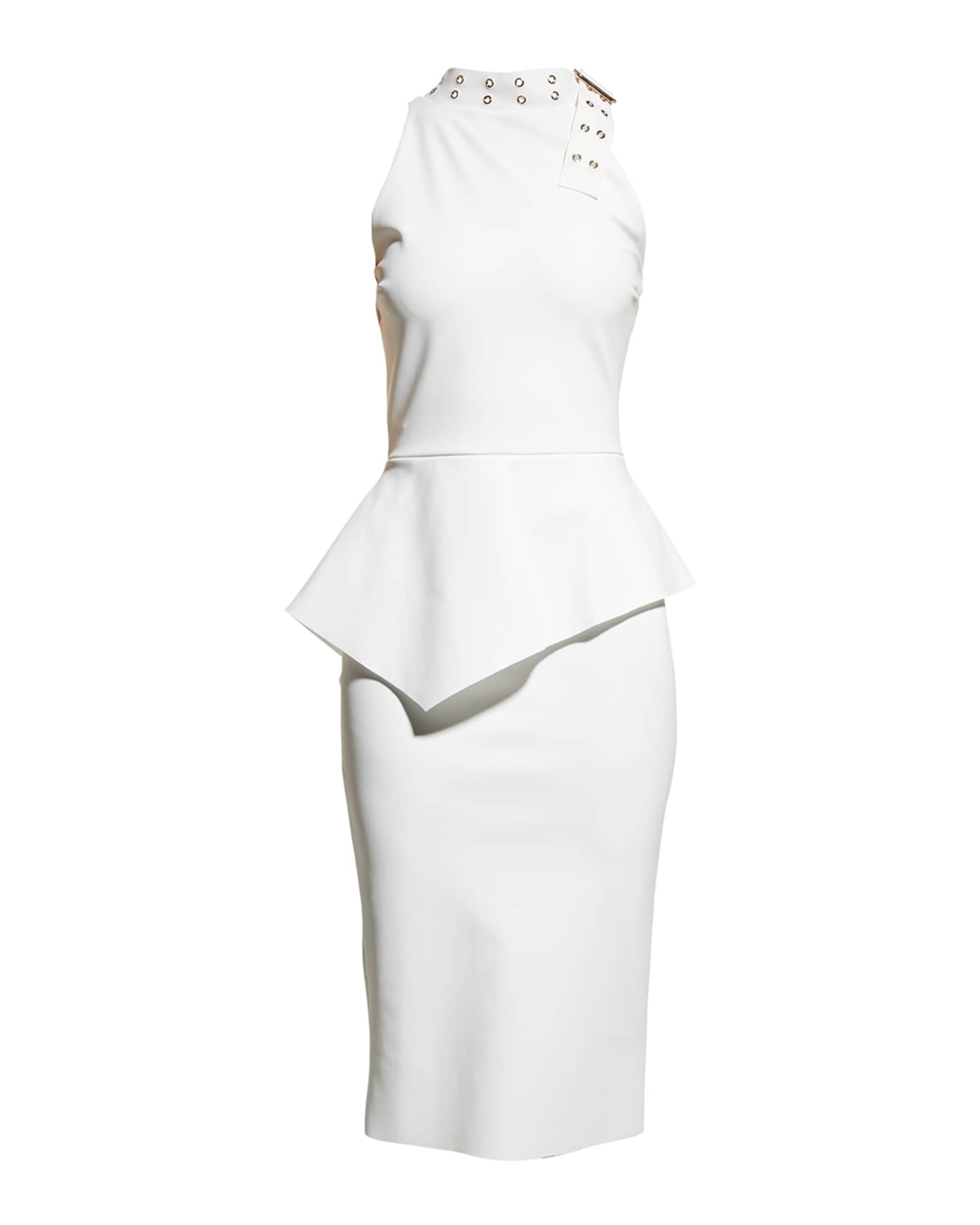 Chiara Boni La Petite Robe Mileni Peplum Sheath Dress | Neiman Marcus