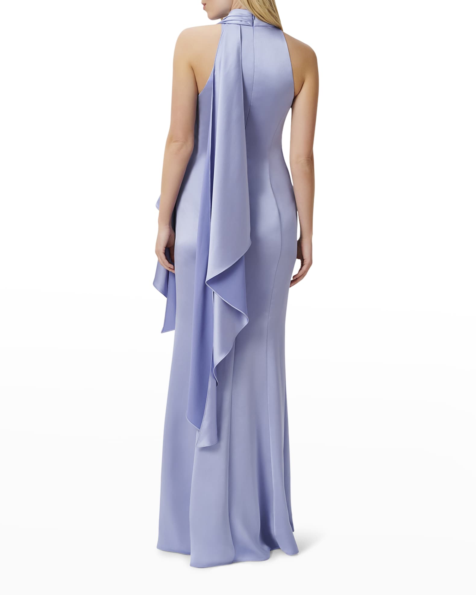 Cactus Drape Halter Gown main image 0
