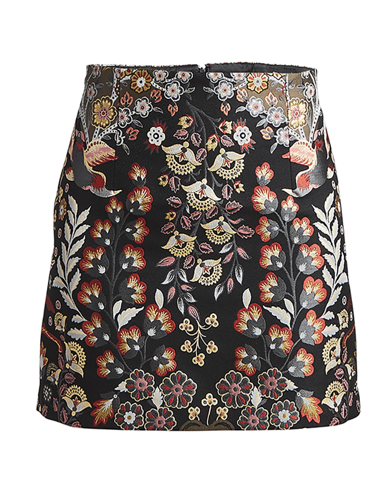 Etro Comet Floral Jacquard Mini Skirt | Neiman Marcus