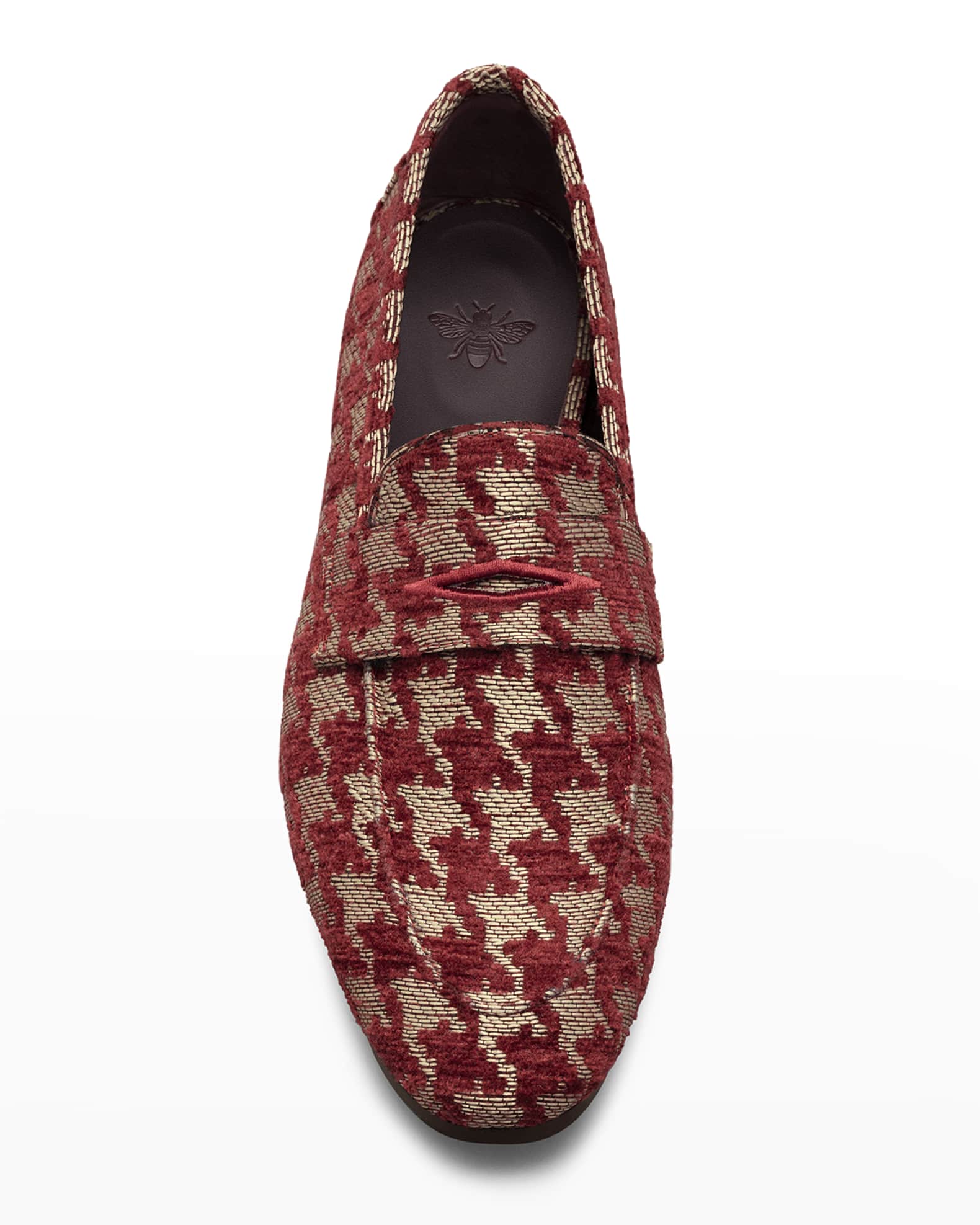 Houndstooth Flat Penny Loafers 4
