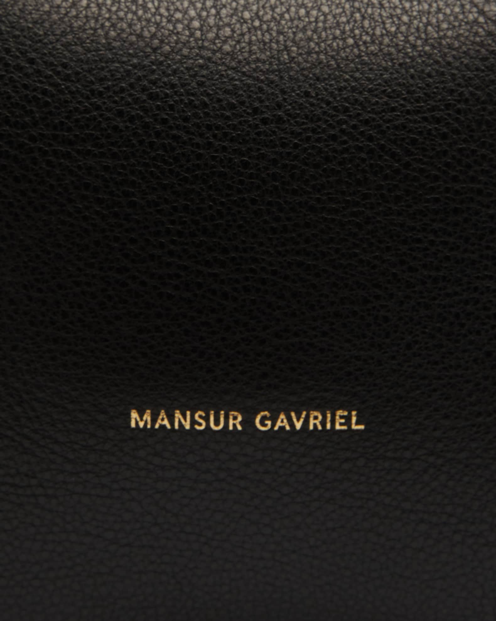 Mansur Gavriel Zip Leather TopHandle Bag Neiman Marcus