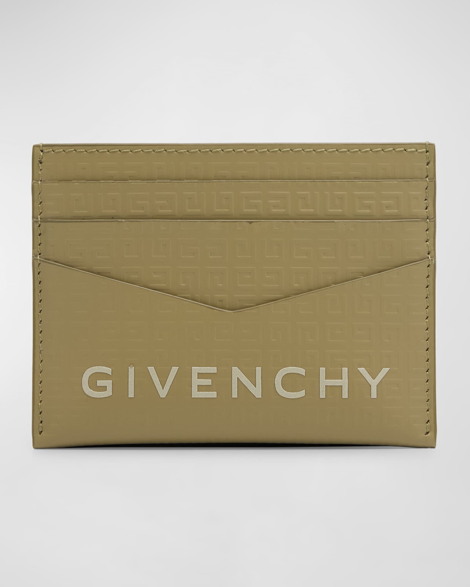 Men's 4G-Embossed Logo Leather Card Holder 0