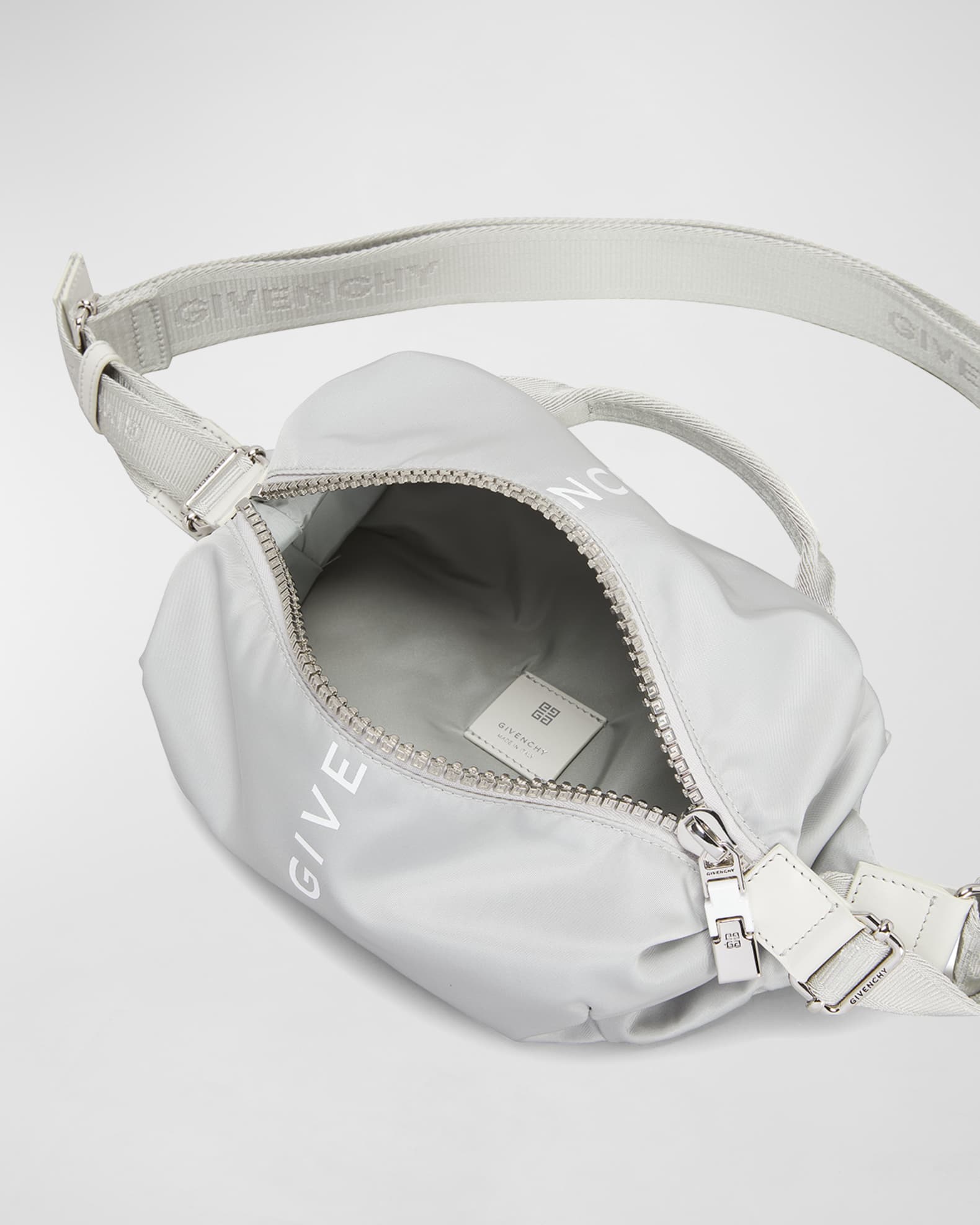 Givenchy Men's GZip Bumbag 4G Nylon Belt Bag Neiman Marcus