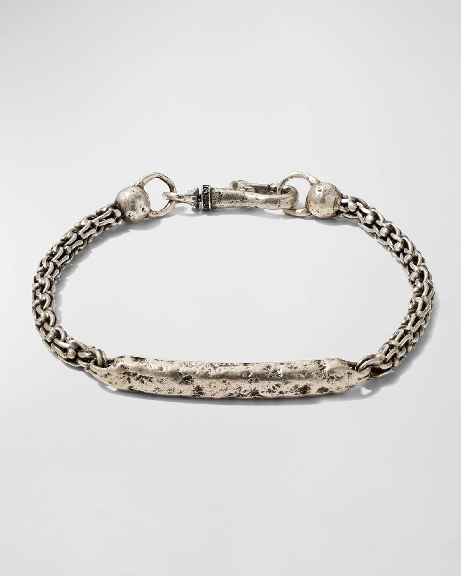 Men's Artisan Chain Link ID Bracelet 0