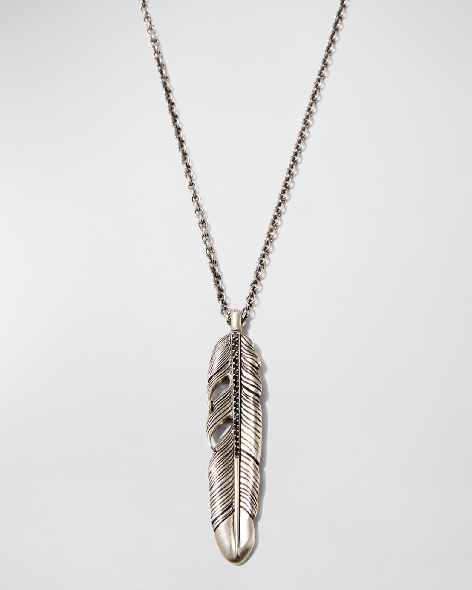 John varvatos deals feather necklace