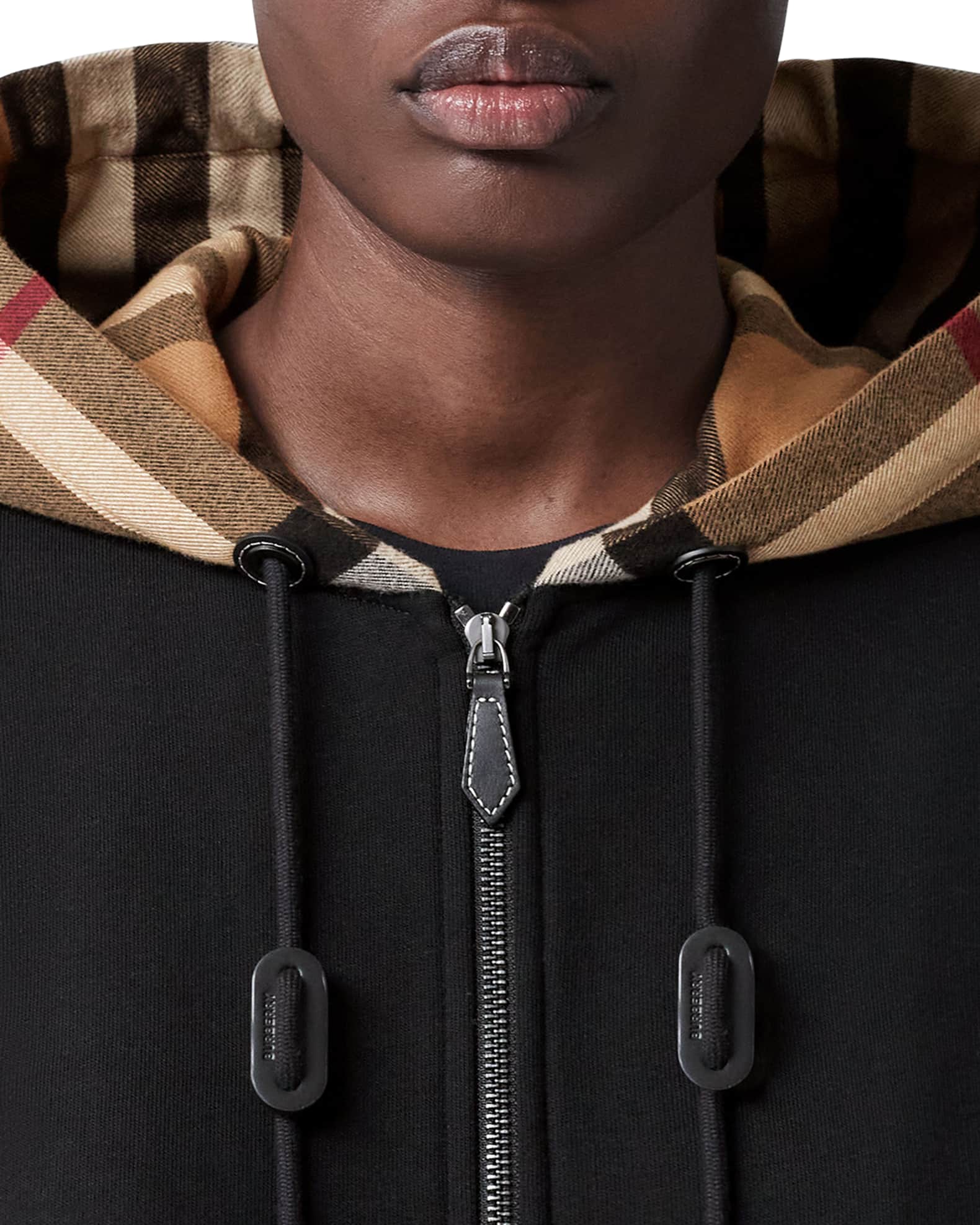 Burberry black top zip up