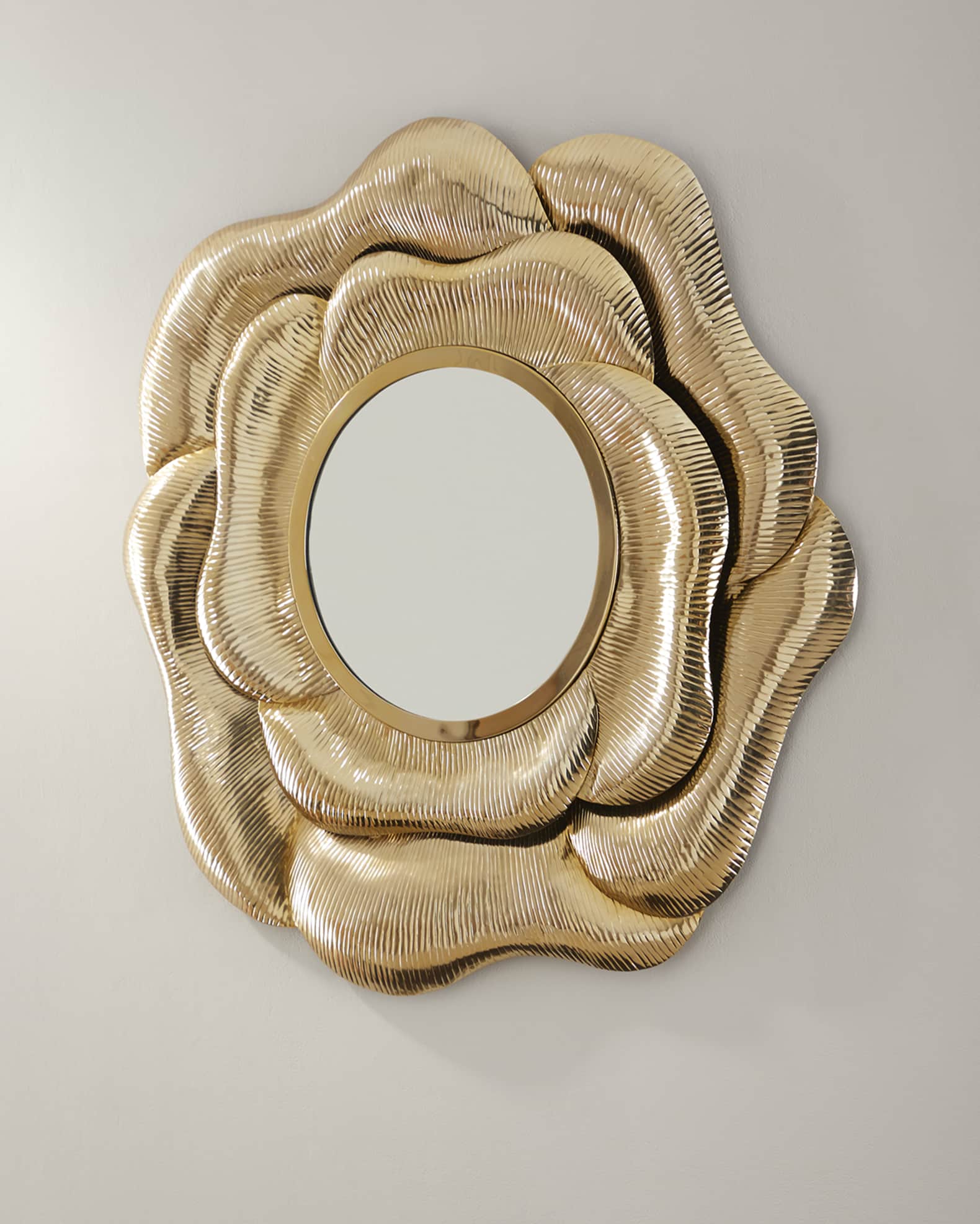 Modern Floral Wall Mirror  1