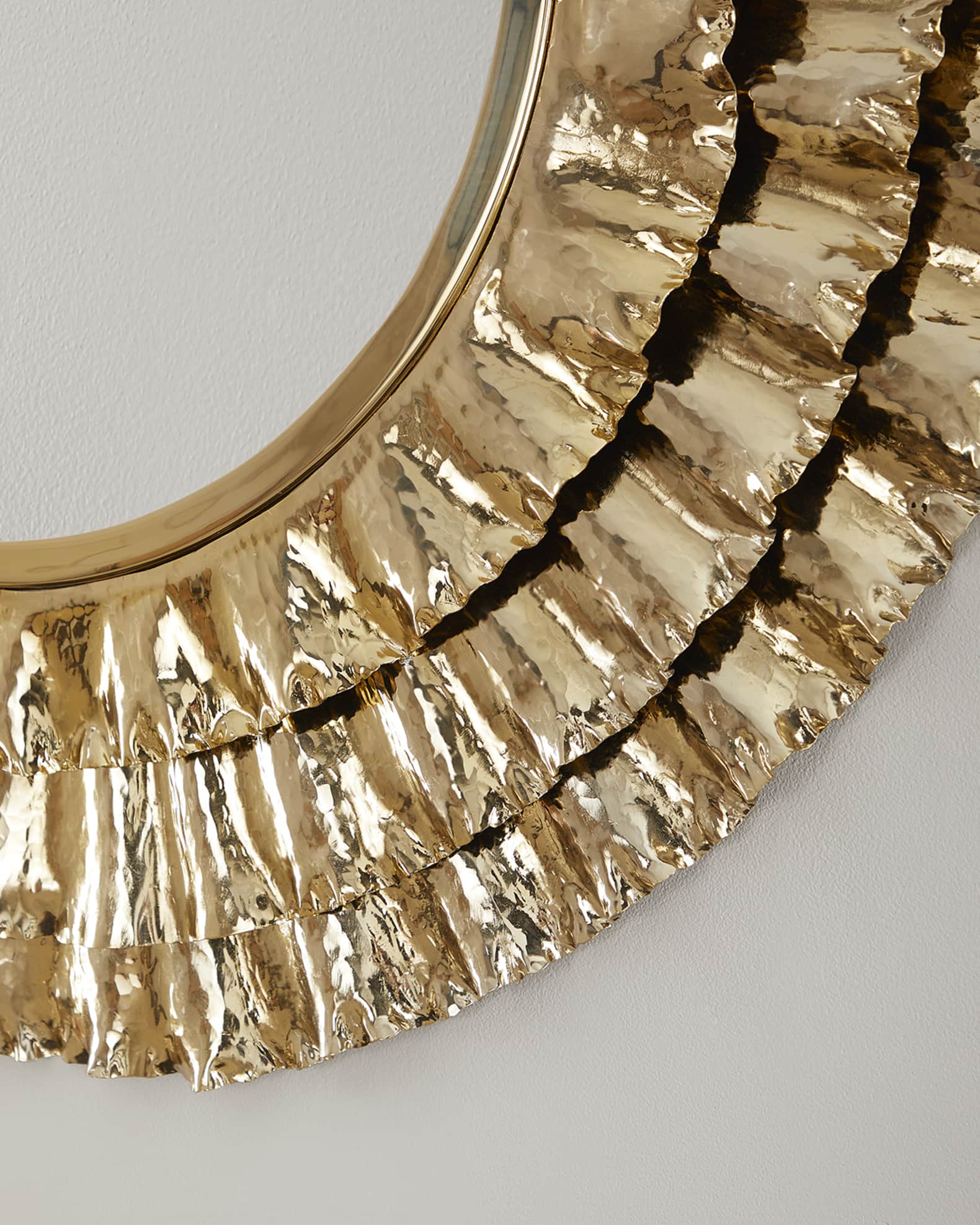 Neiman Marcus Ruffle Wall Mirror | Neiman Marcus