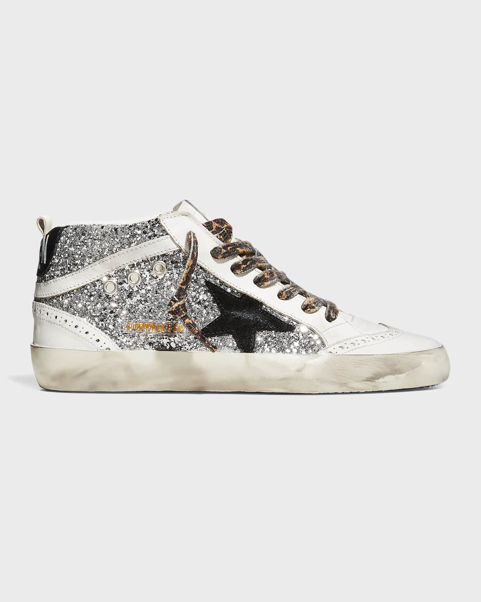 Golden goose mid star sparkle Clearance