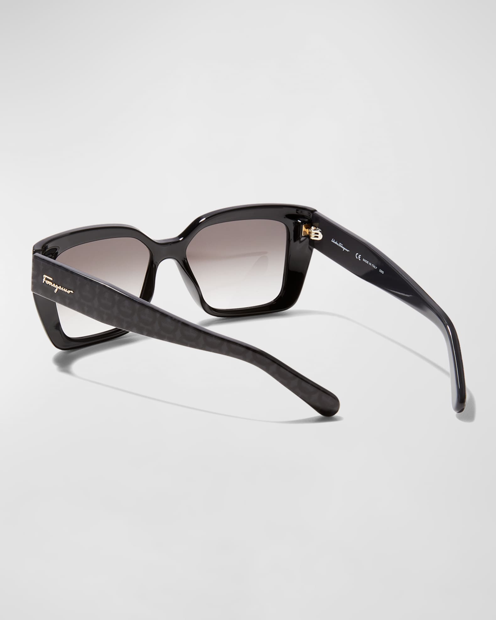 Rectangle Gancio Injection Plastic Sunglasses 1