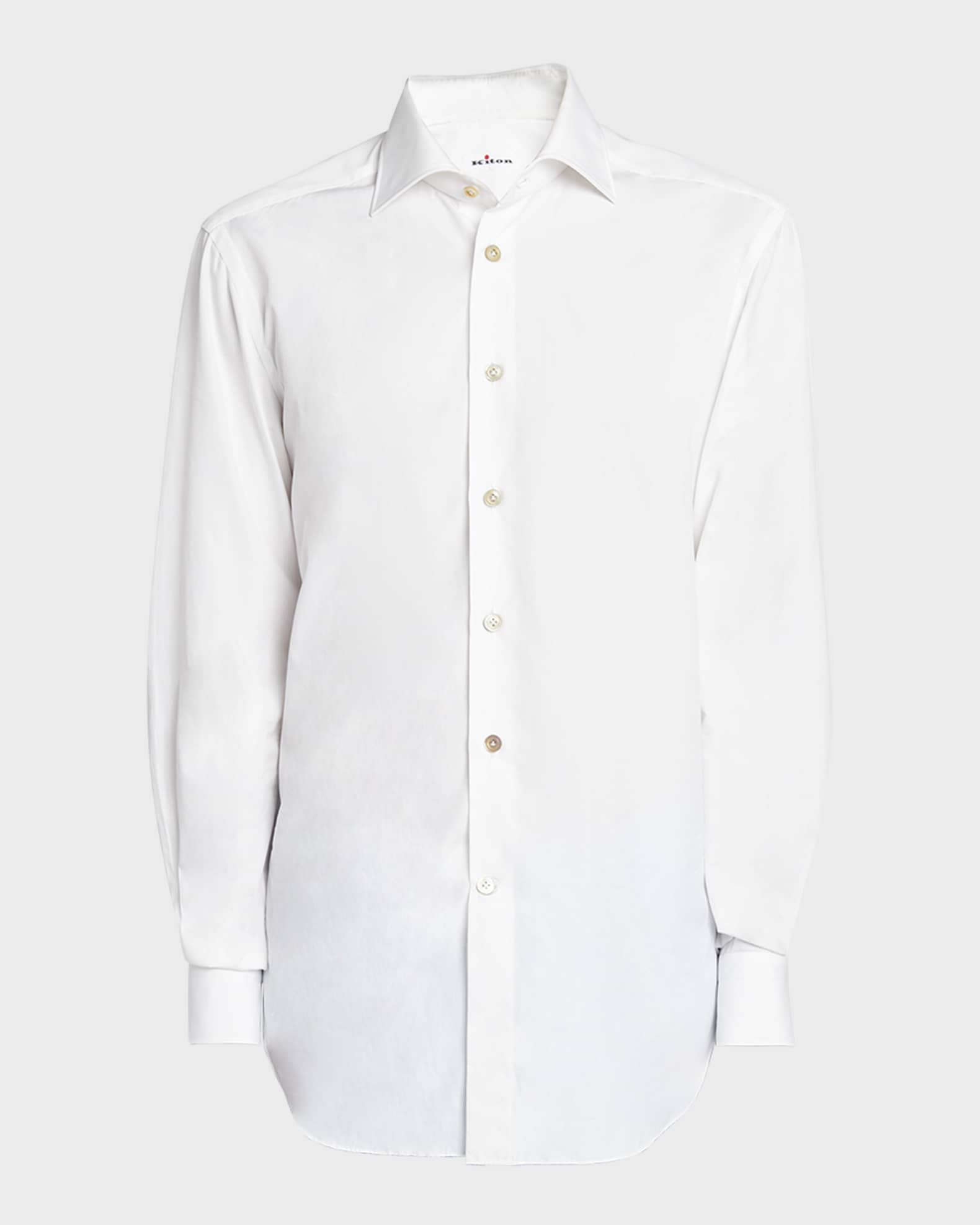 Men's Solid Twill Dress Shirt 0