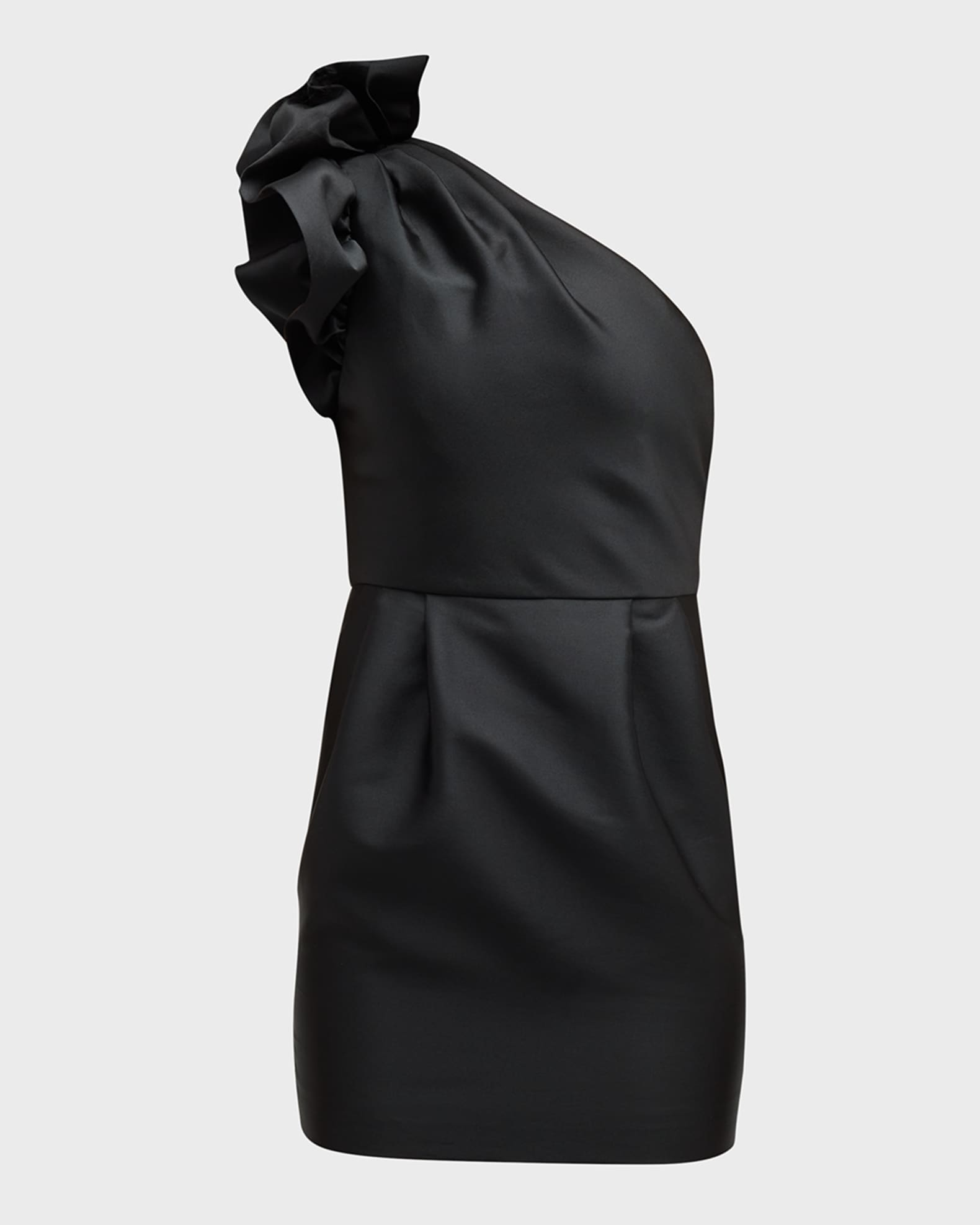 One-Shoulder Ruffle Mini Dress main image 1
