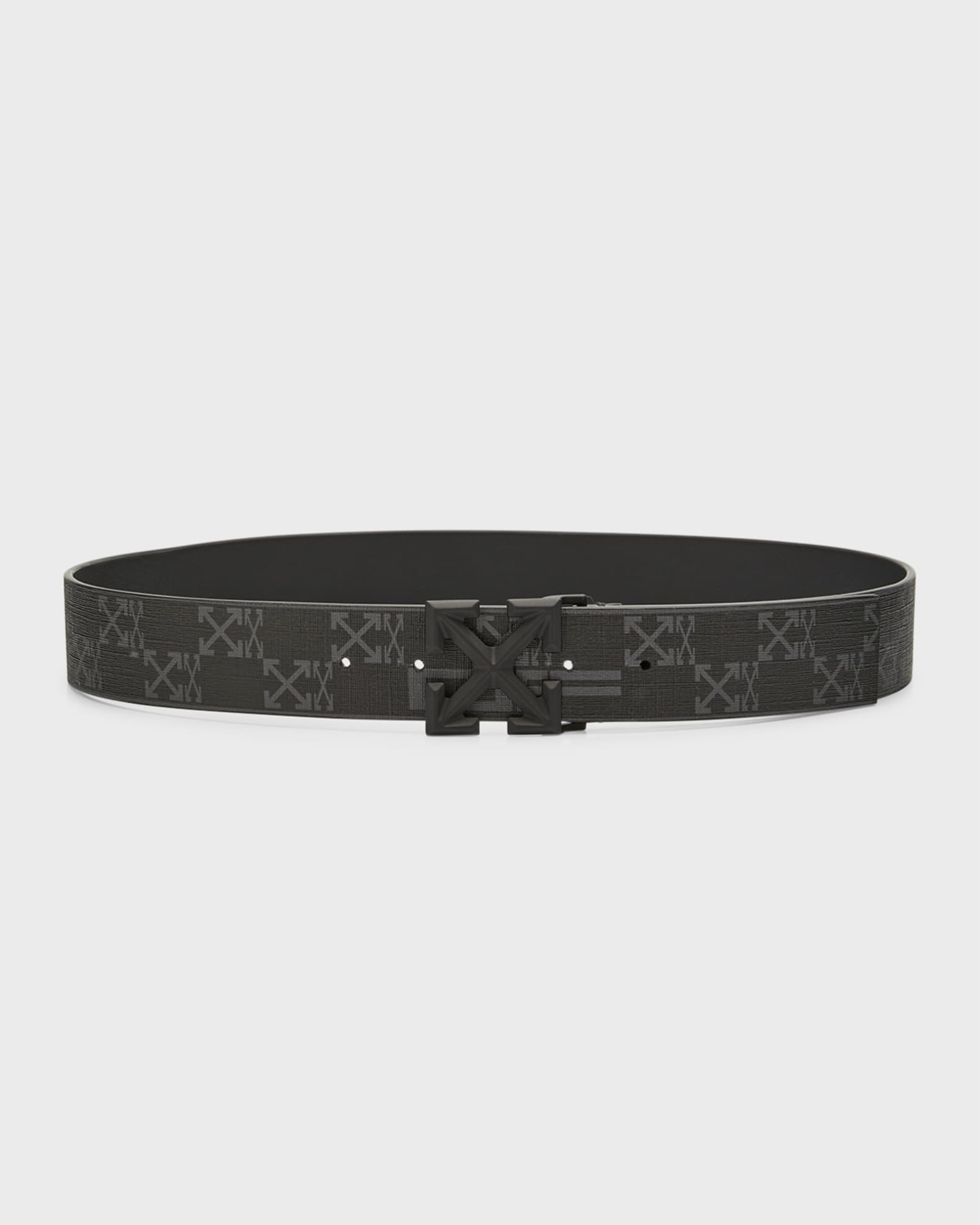 Off white black belt sales