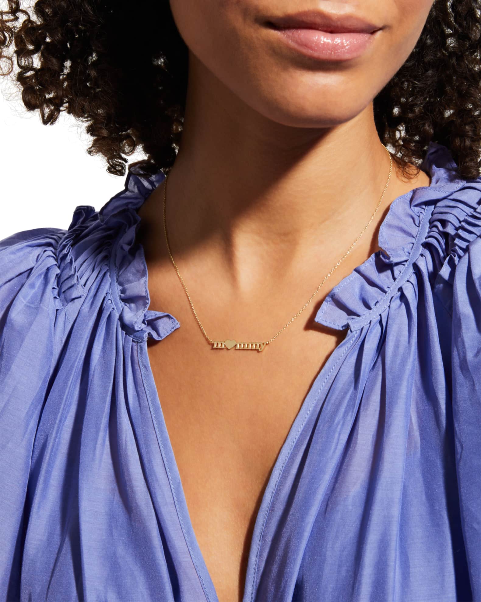 Jennifer Meyer Mommy Heart Necklace Neiman Marcus