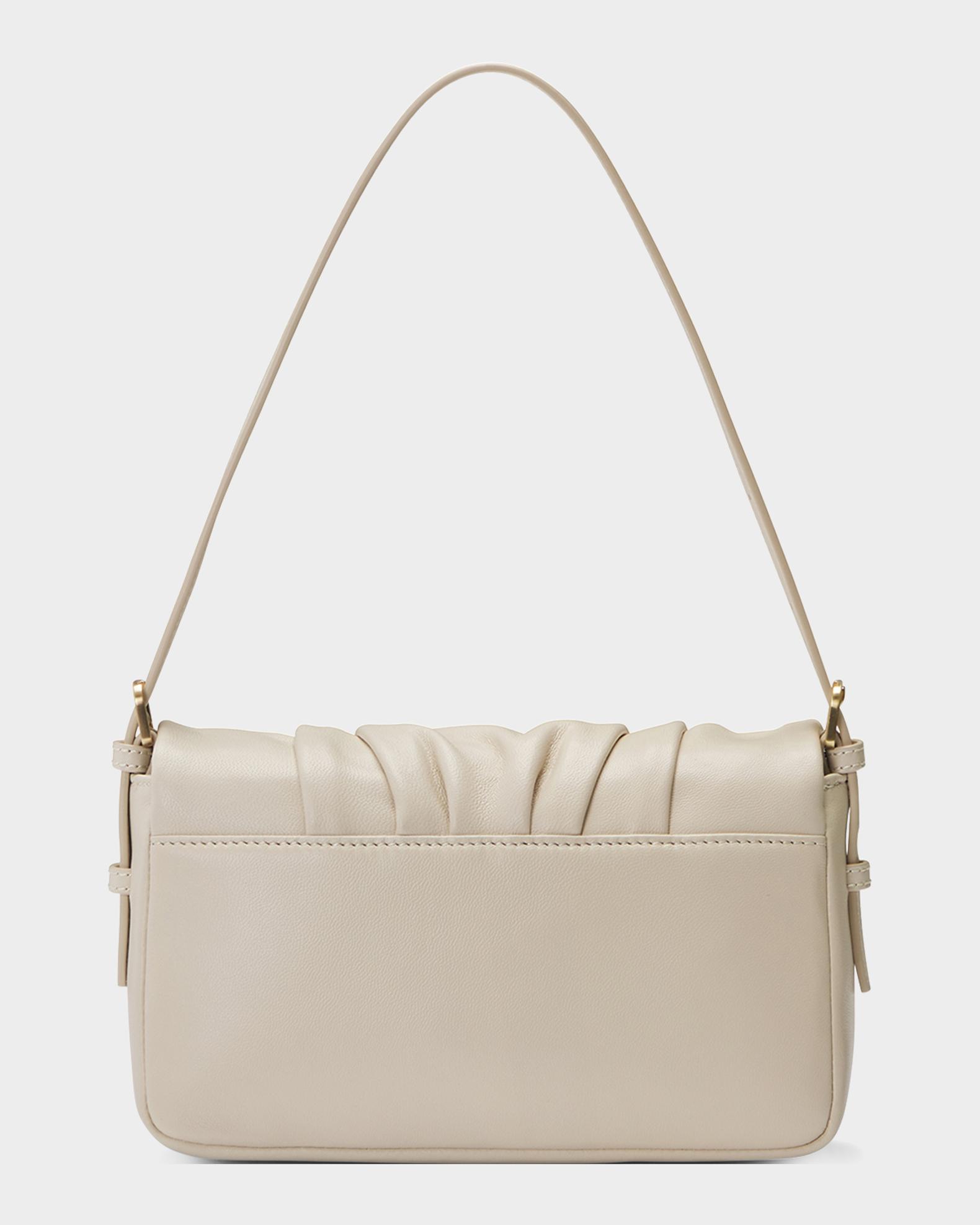 Oryany Bell Flap Ruched Leather Shoulder Bag | Neiman Marcus display picture 2