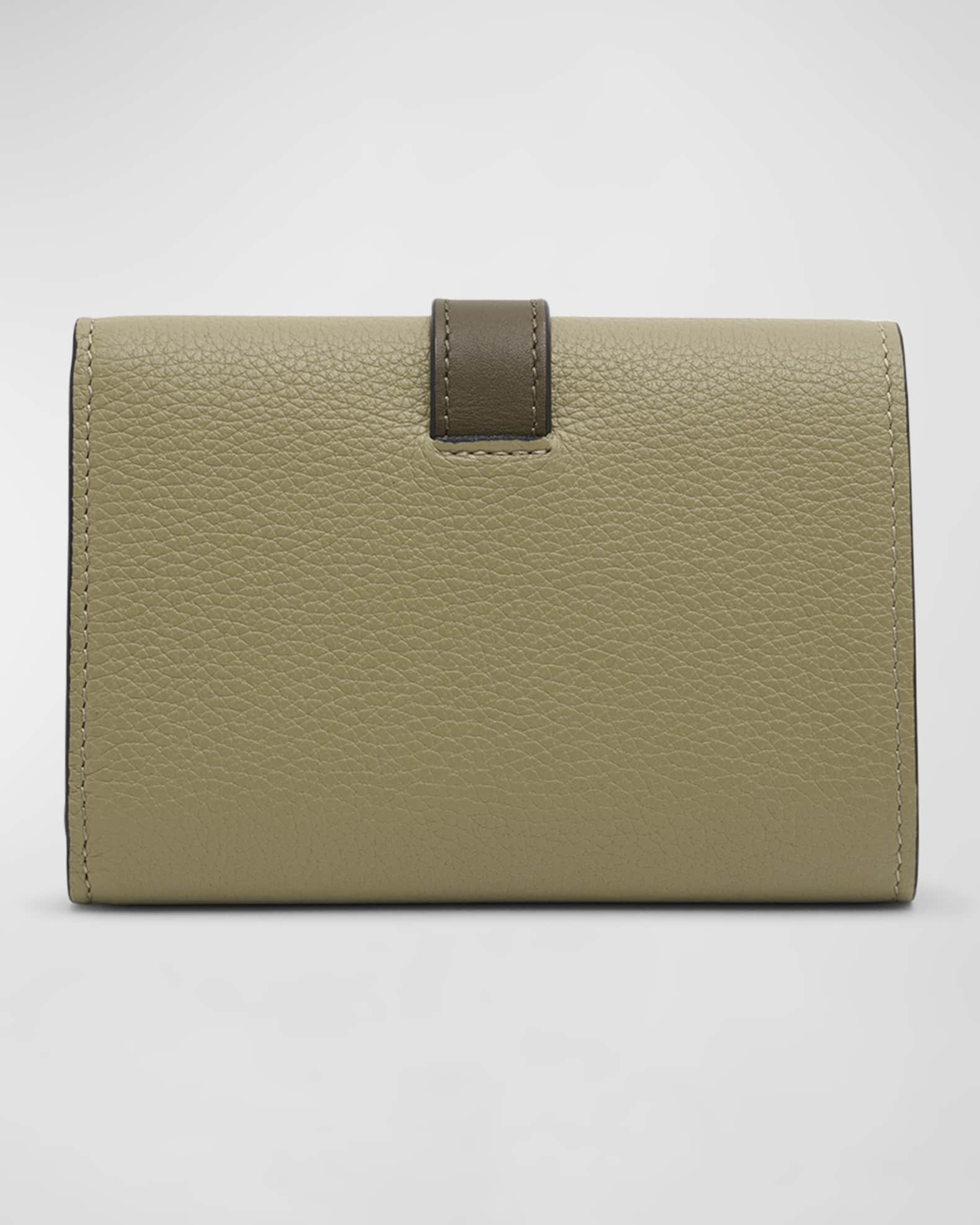 Loewe Trifold Wallet in Grained Leather | Neiman Marcus