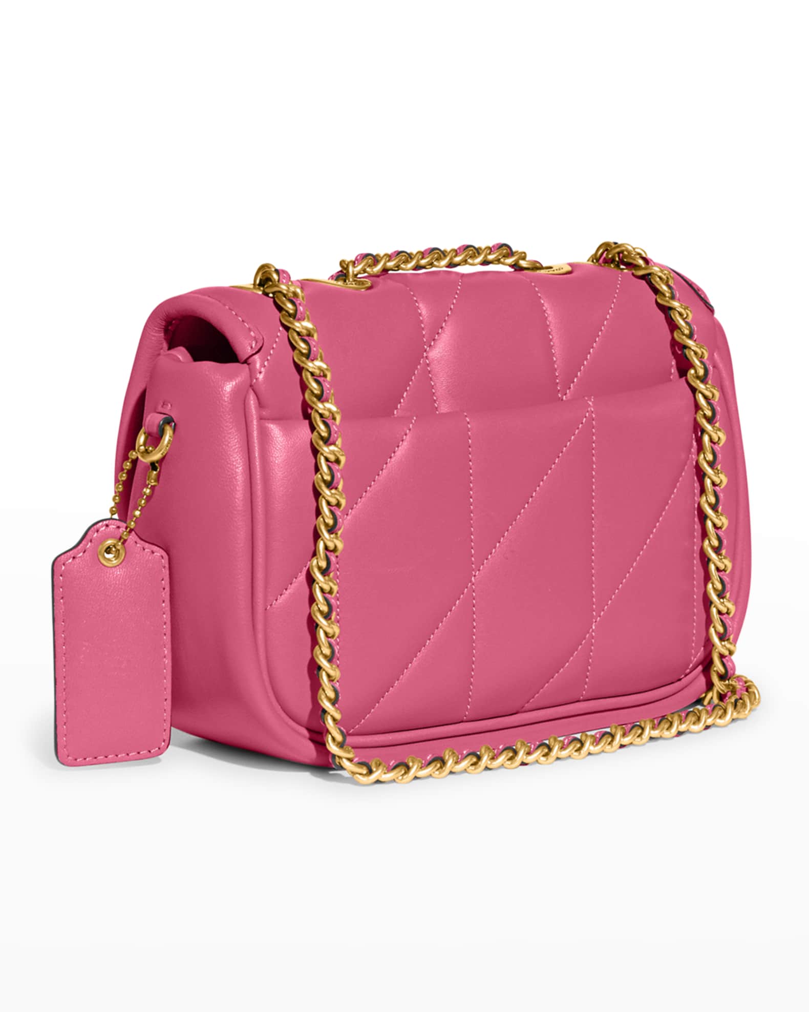 madison quilted pillow shearling shoulder bag