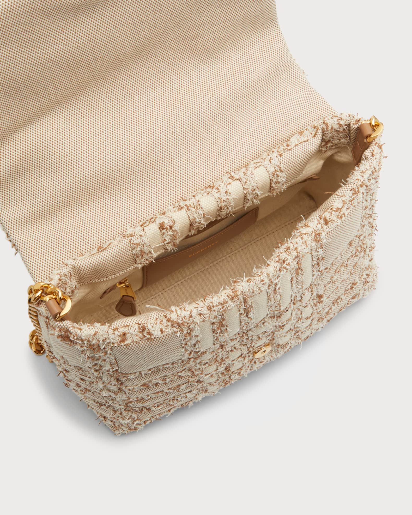 Burberry Lola Small Needle Punch Check Crossbody Bag Neiman Marcus