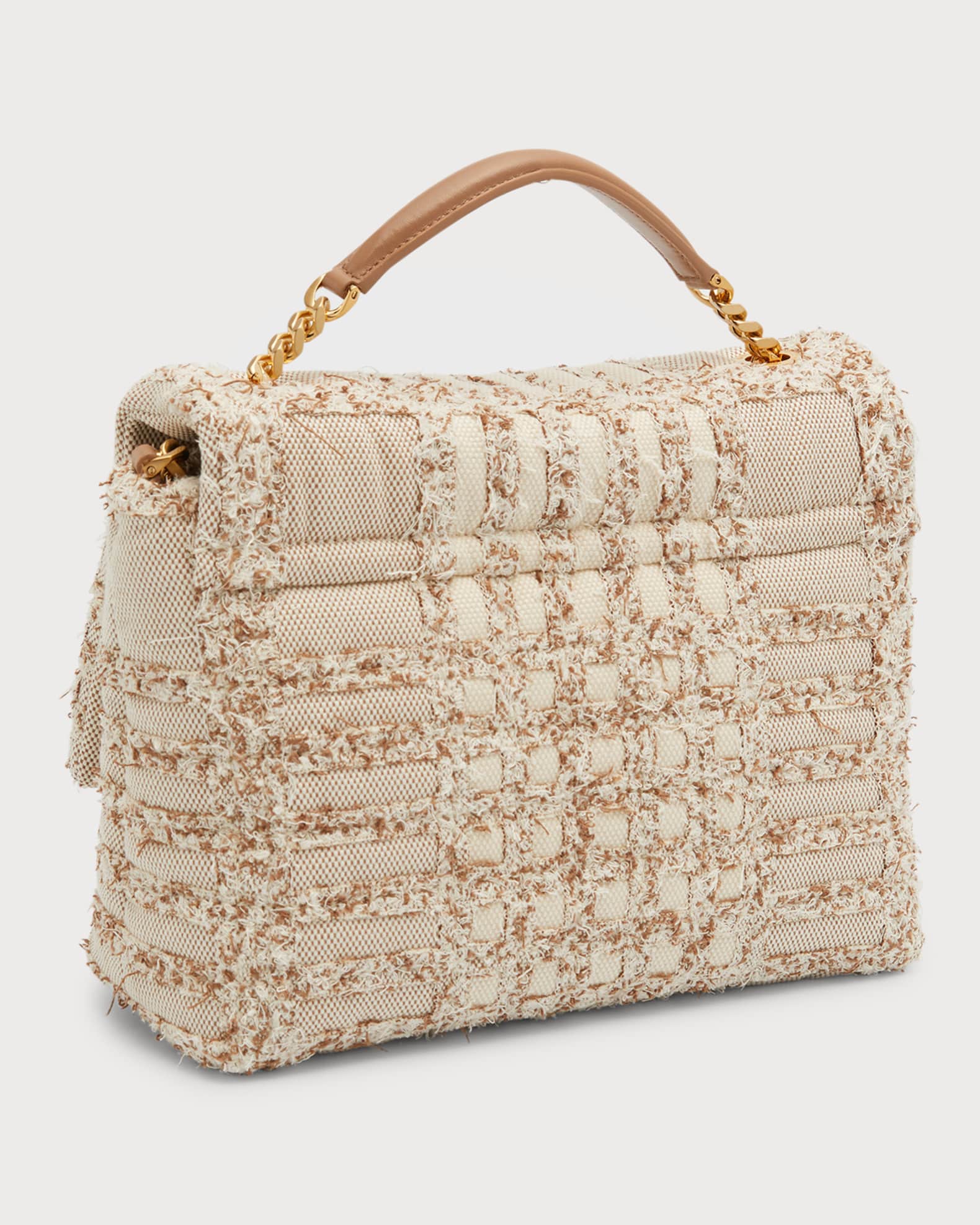 Burberry Lola Small Needle Punch Check Crossbody Bag Neiman Marcus