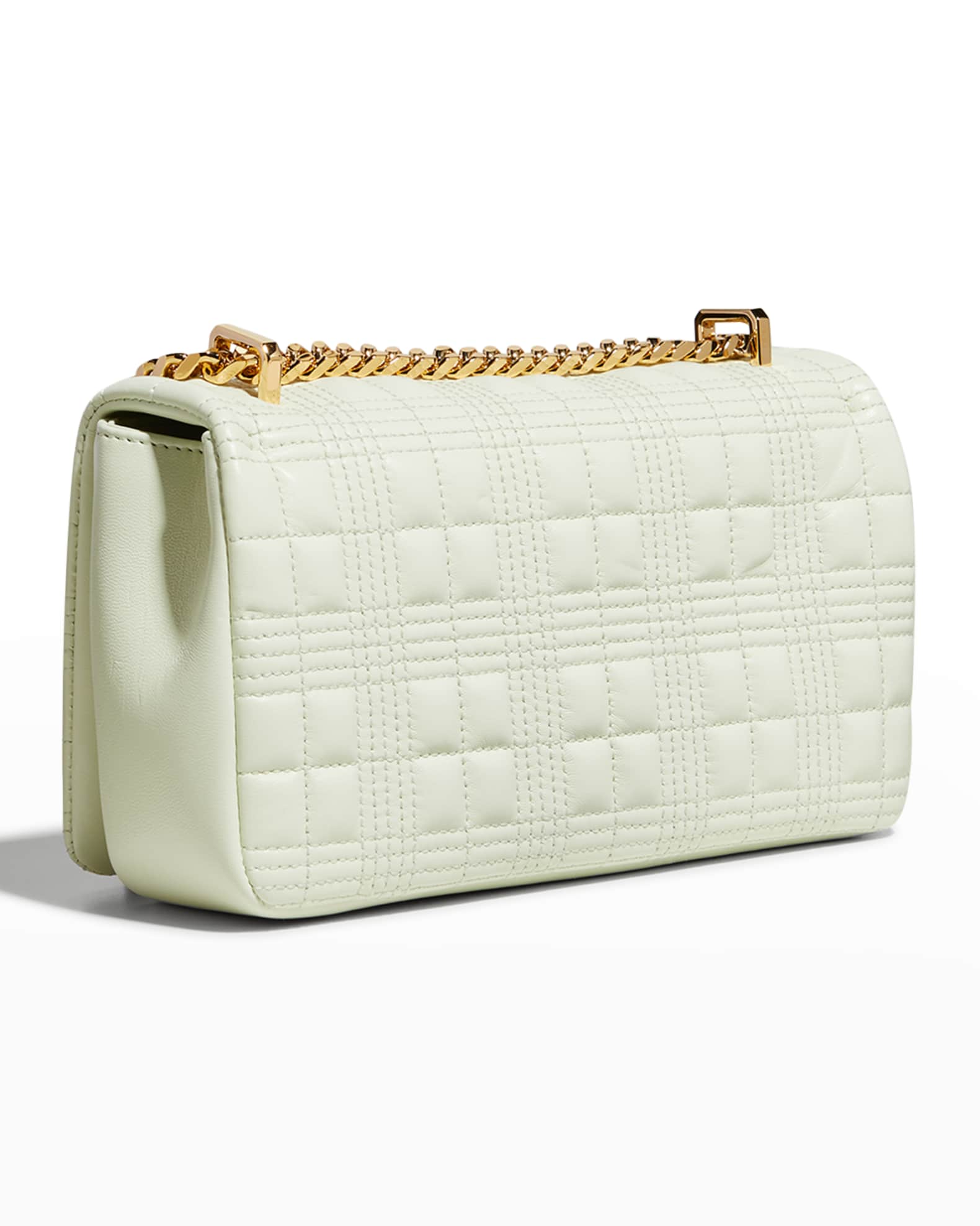 Burberry Lola Small Quilted Check Crossbody Bag Neiman Marcus