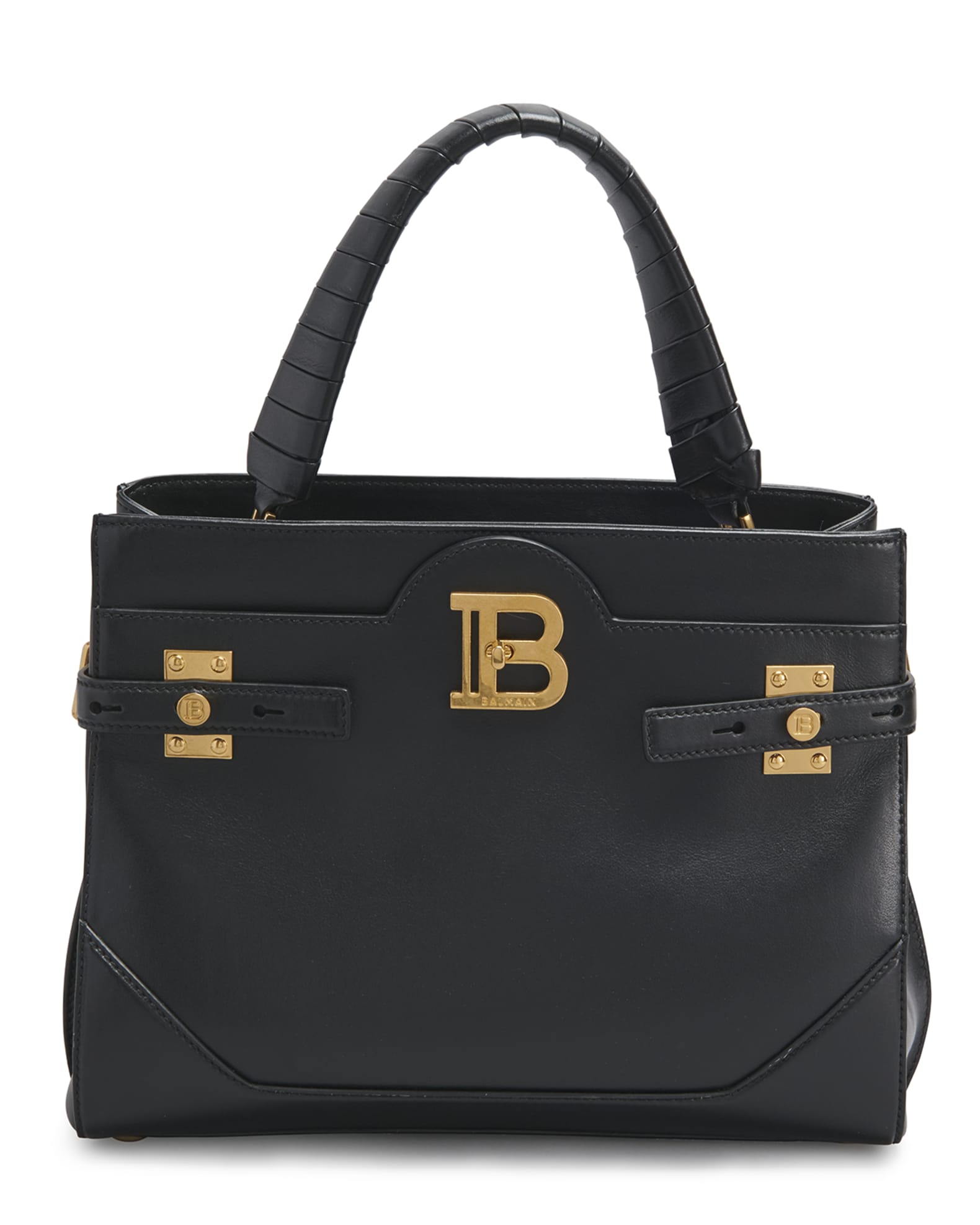 Balmain BBuzz 31 Calfskin Shoulder Bag Neiman Marcus