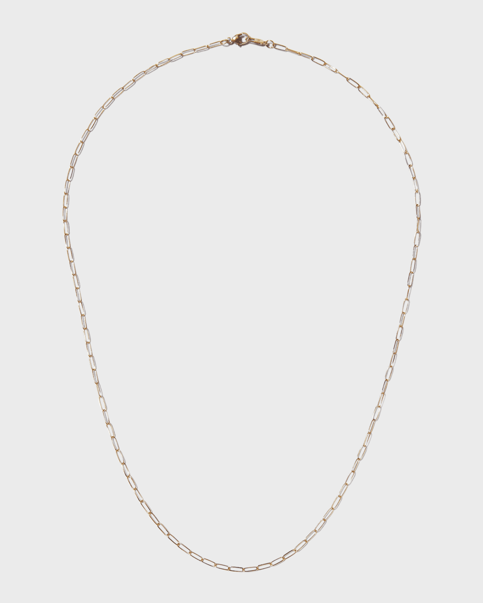 Melange 14K Gold Paper Clip Chain Necklace 0