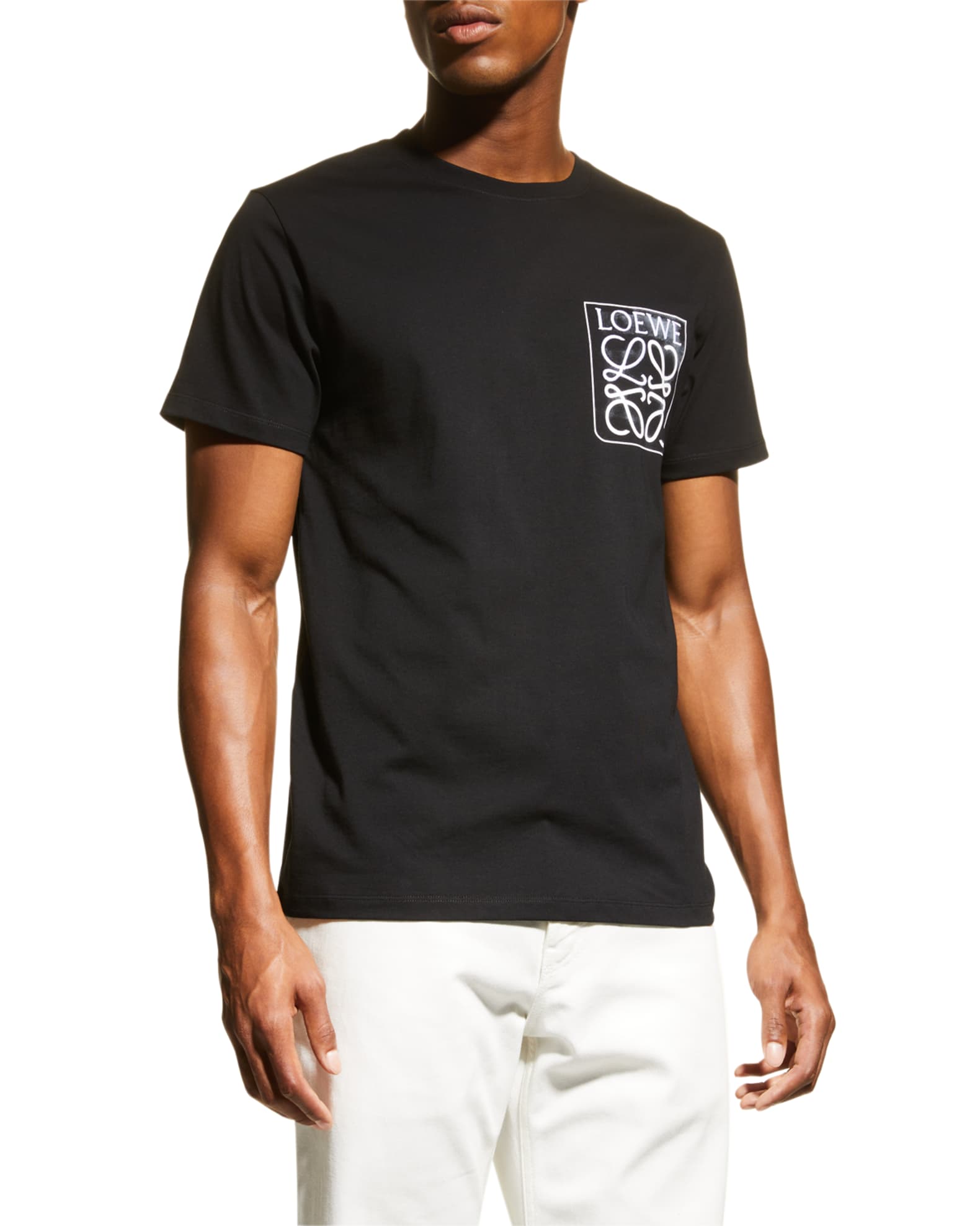 Loewe Men's Anagram Fake Pocket T-Shirt | Neiman Marcus