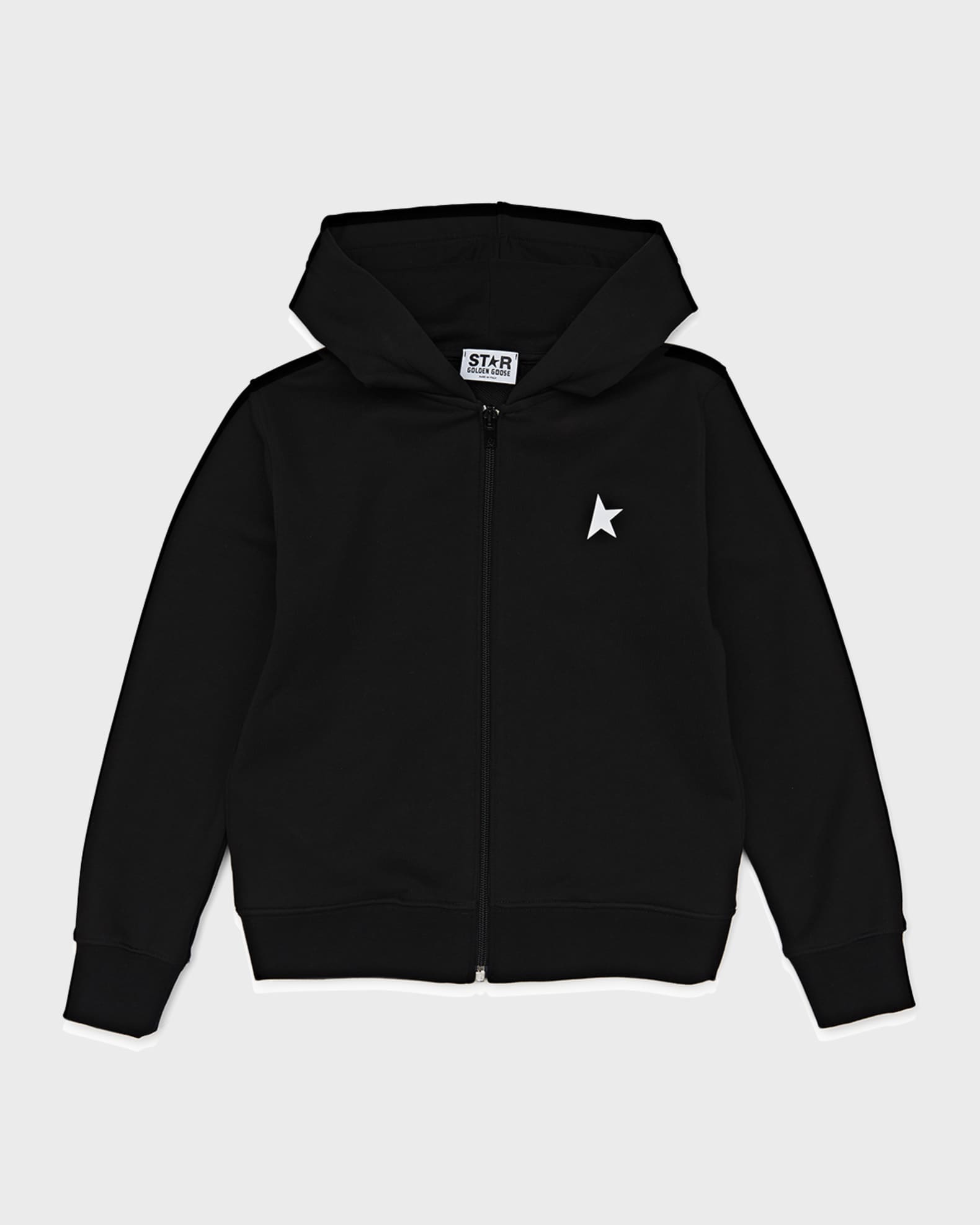 Boy's Star Zip Up Hoodie, Size 4-10 0