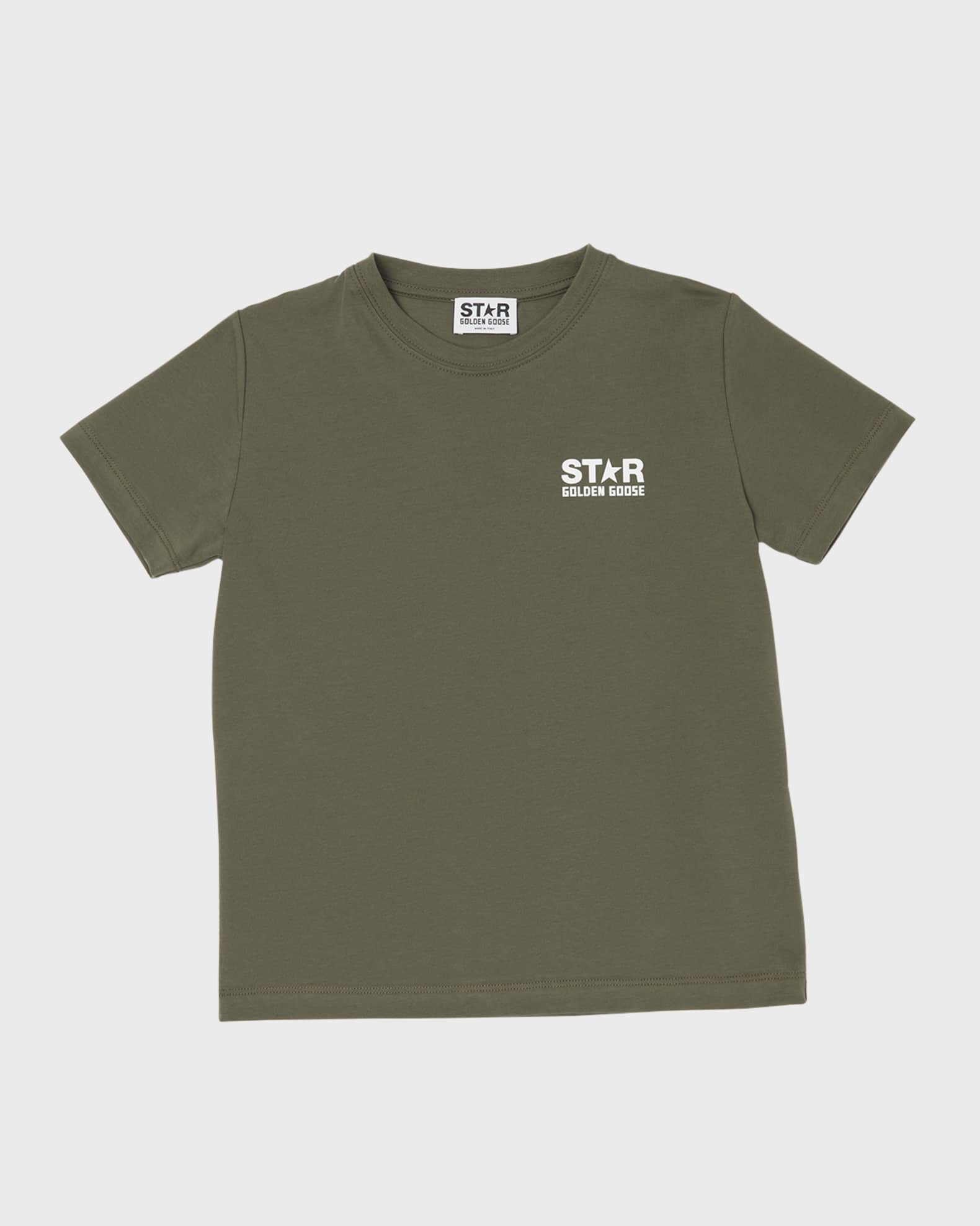 Boy's Star Logo T-Shirt, Size 4-10 0