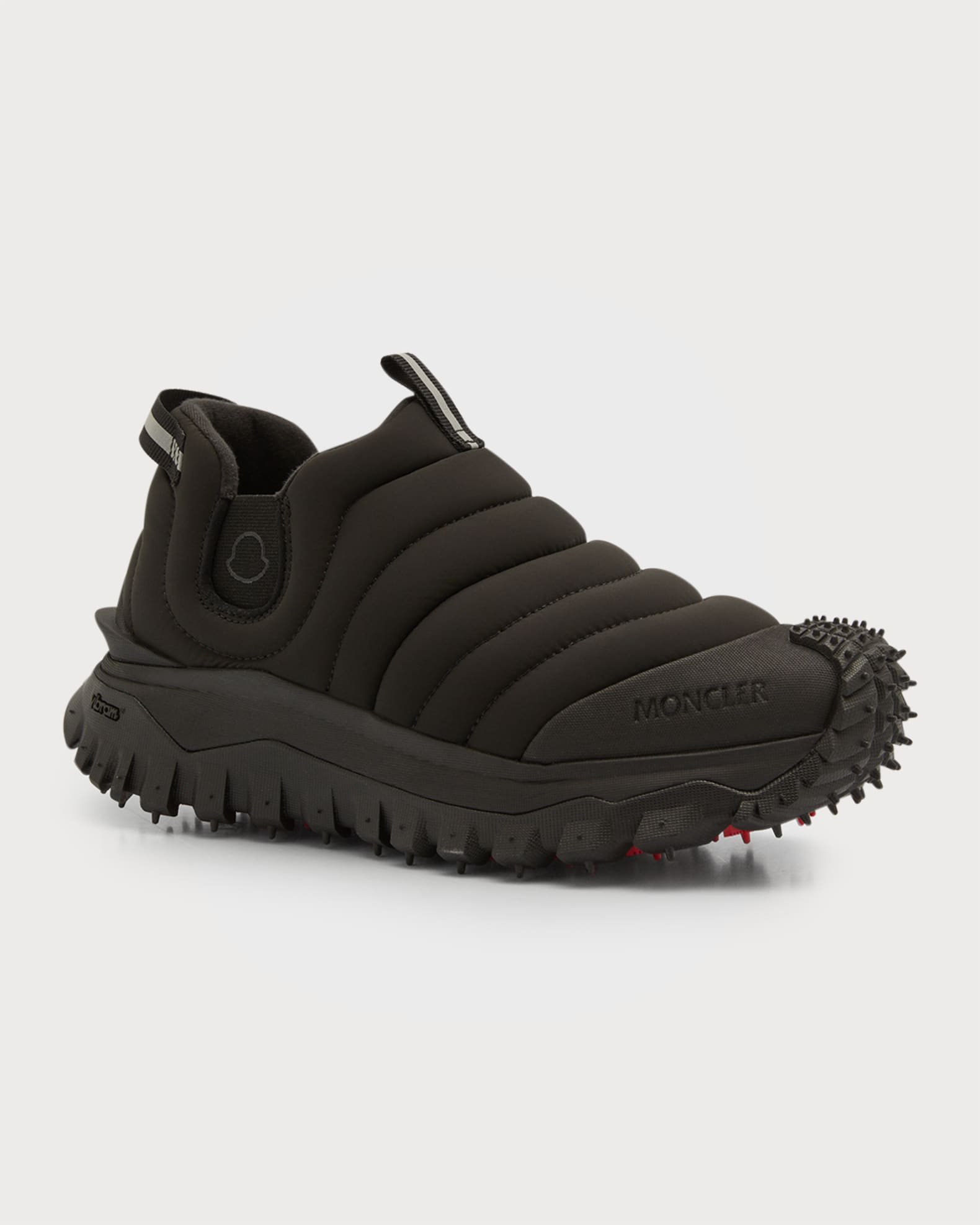 Moncler Apres Trail Quilted Pull-On Sneakers | Neiman Marcus