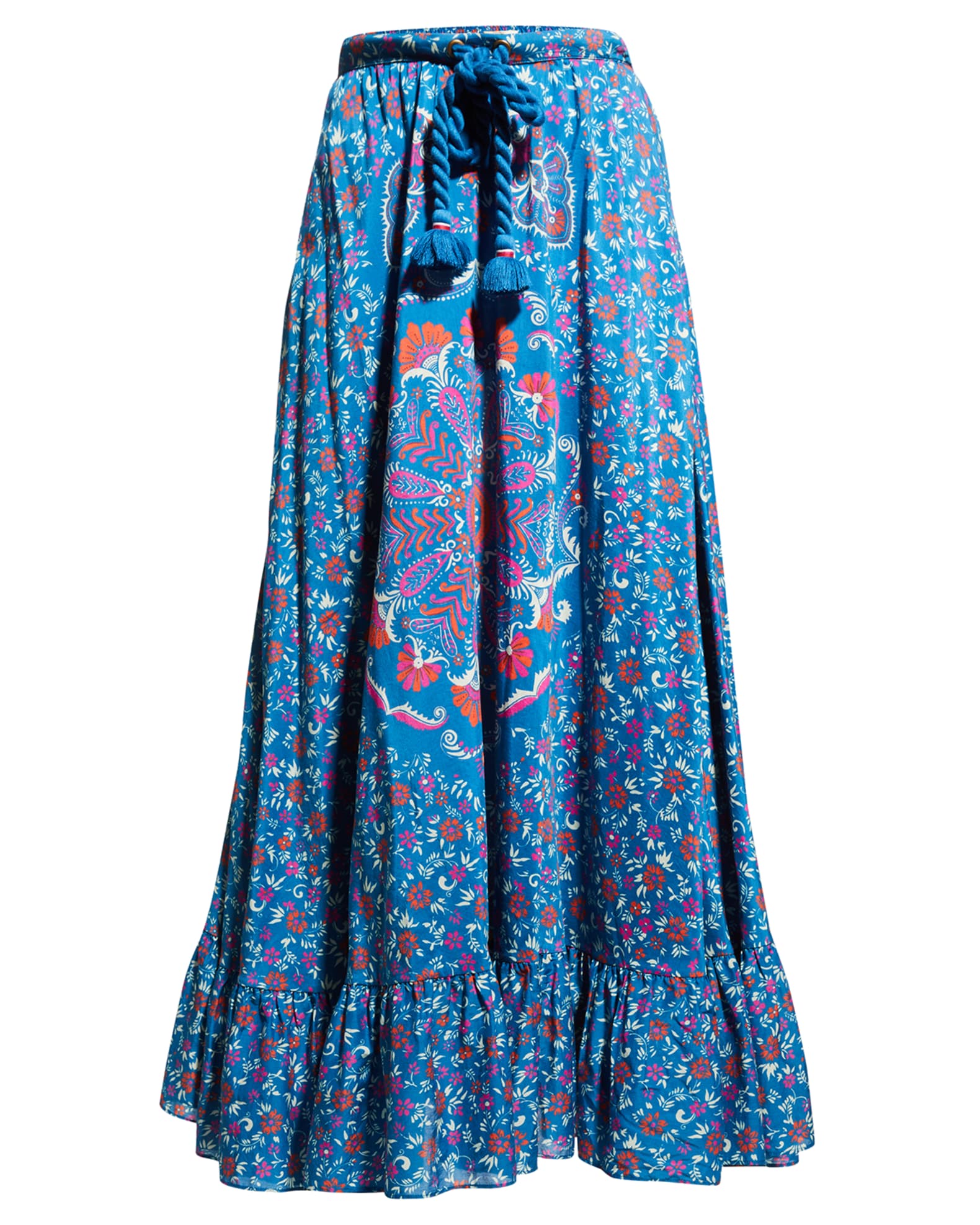 Figue Lucinda Floral-Print Maxi Skirt | Neiman Marcus