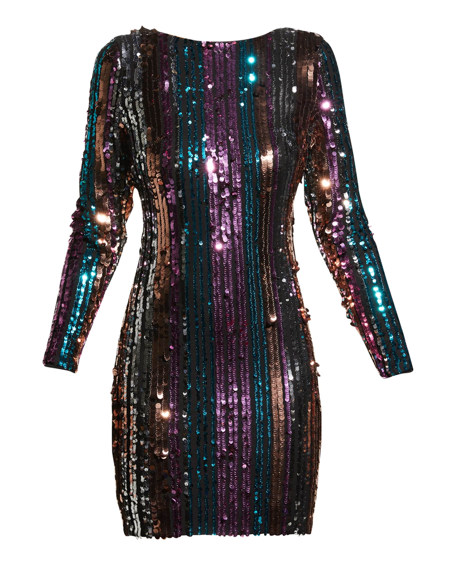 Dress The Population Lola Sequin Bodycon Mini Dress | Neiman Marcus
