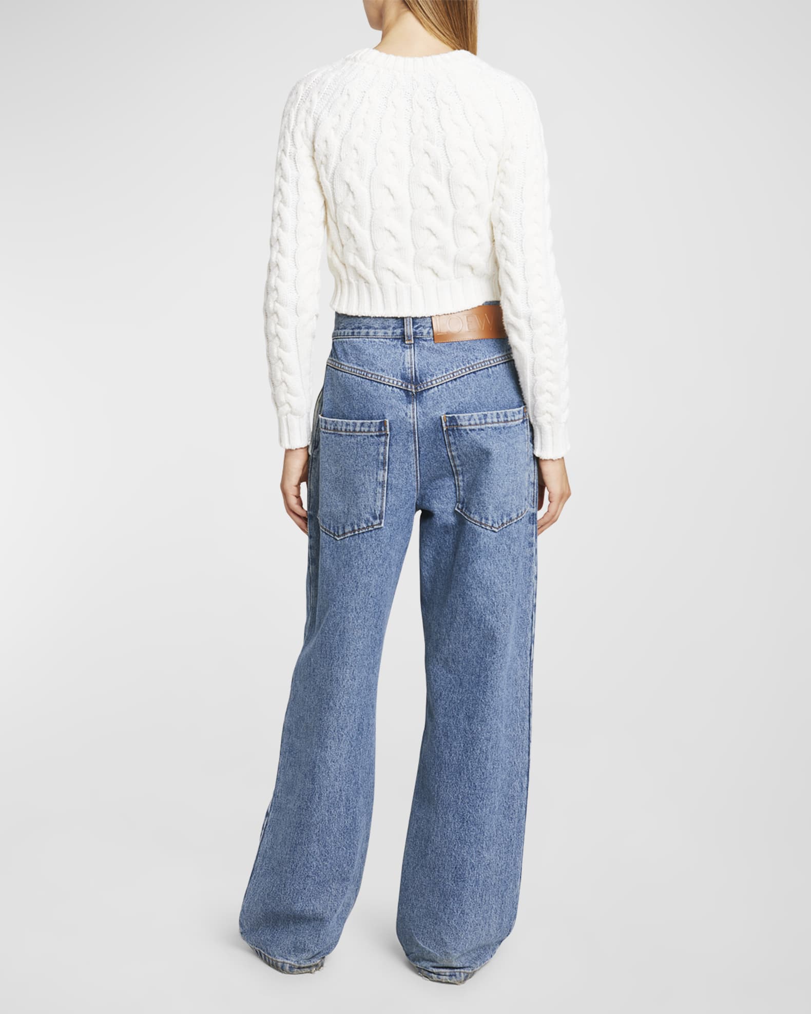 Loewe Anagram Baggy Jeans | Neiman Marcus